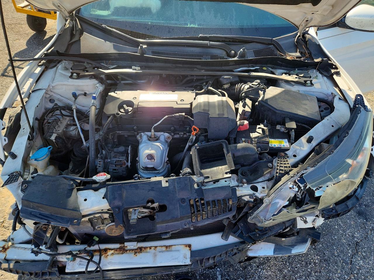2013 Honda Accord Sport White vin: 1HGCR2F53DA069865