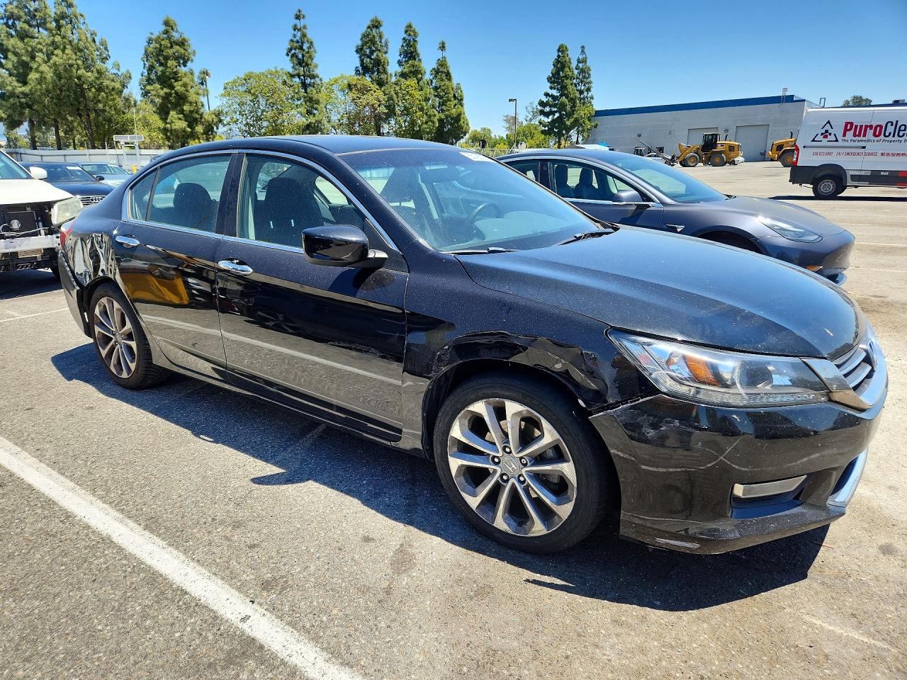 2013 Honda Accord Sport Black vin: 1HGCR2F53DA083930
