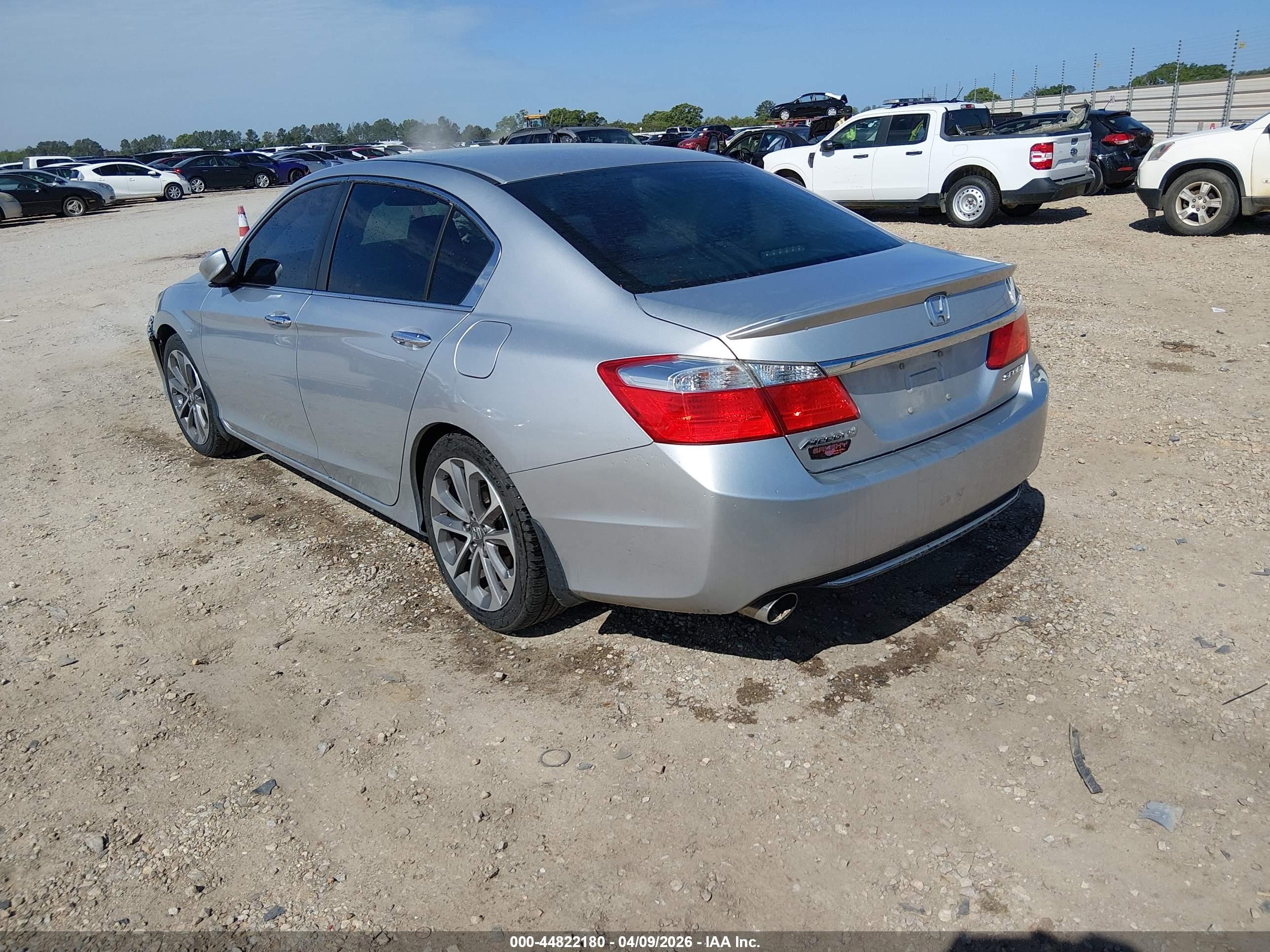 2013 Honda Accord Sport Серебряный vin: 1HGCR2F53DA137565