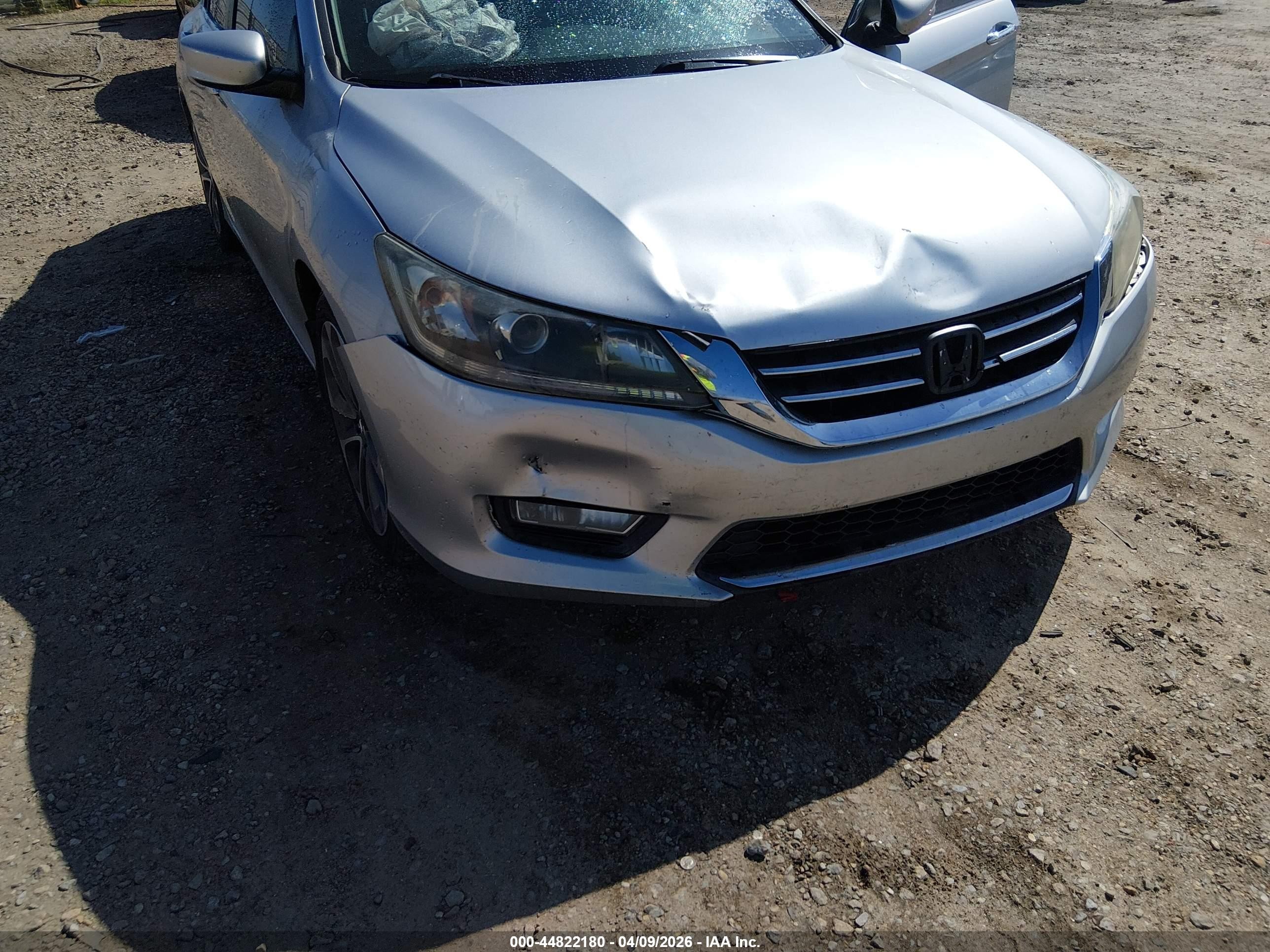 2013 Honda Accord Sport Серебряный vin: 1HGCR2F53DA137565