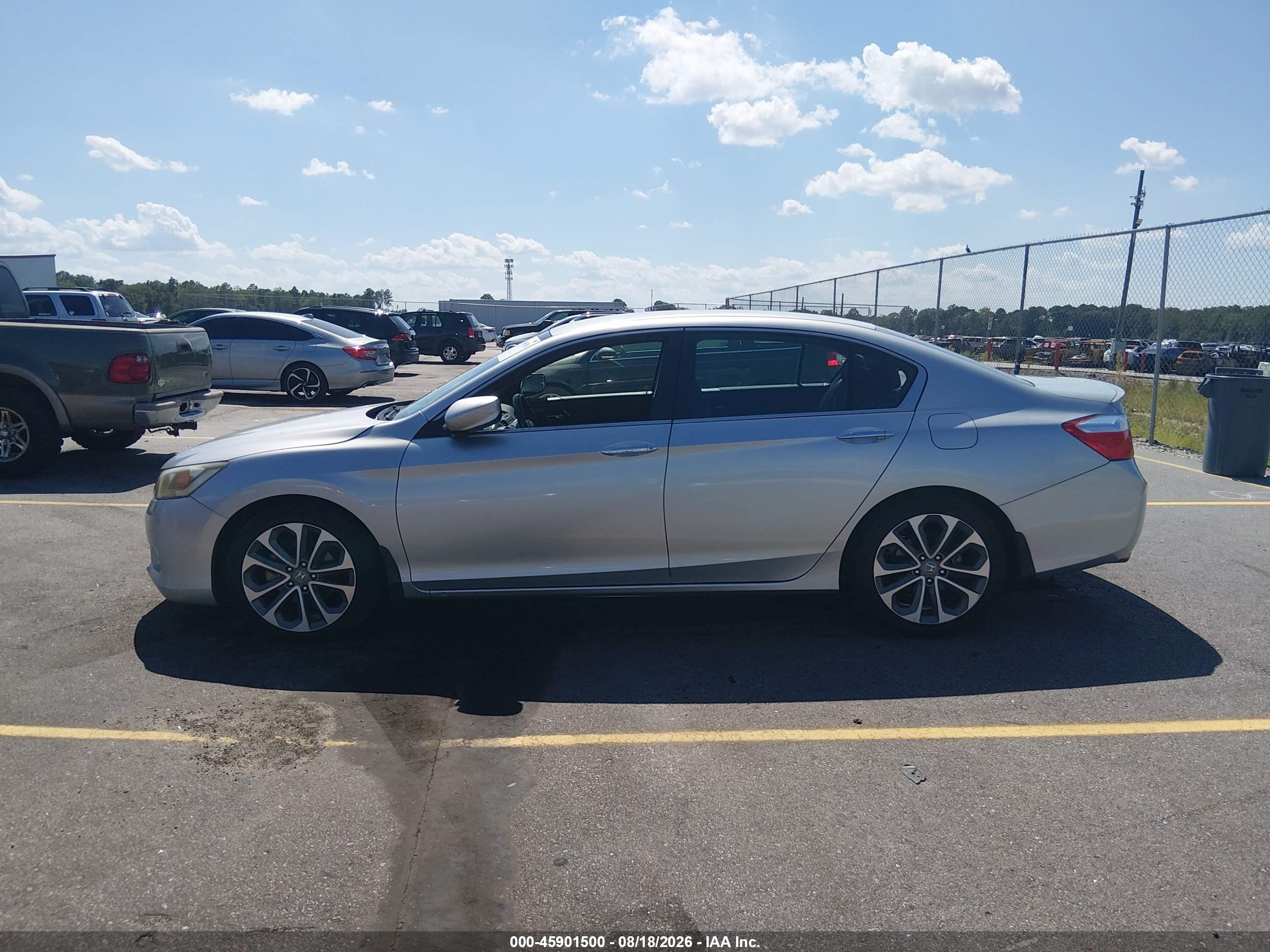 2013 Honda Accord Sport Silver vin: 1HGCR2F53DA163115