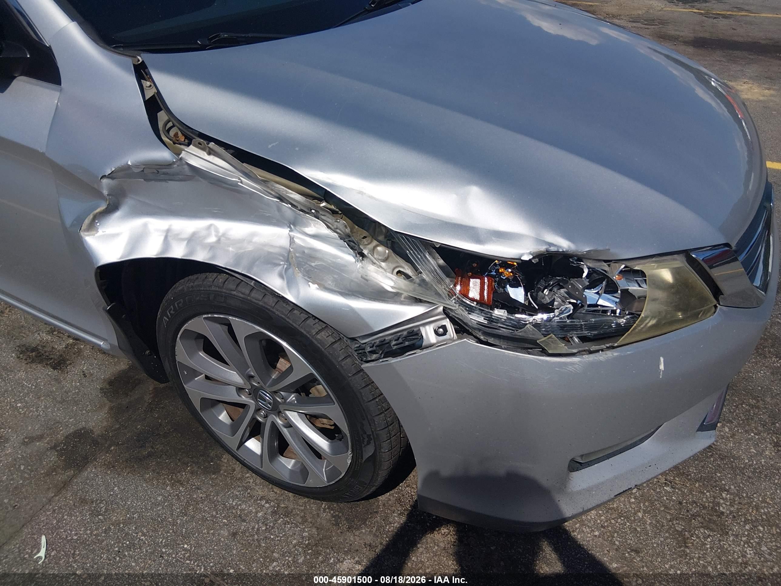 2013 Honda Accord Sport Silver vin: 1HGCR2F53DA163115