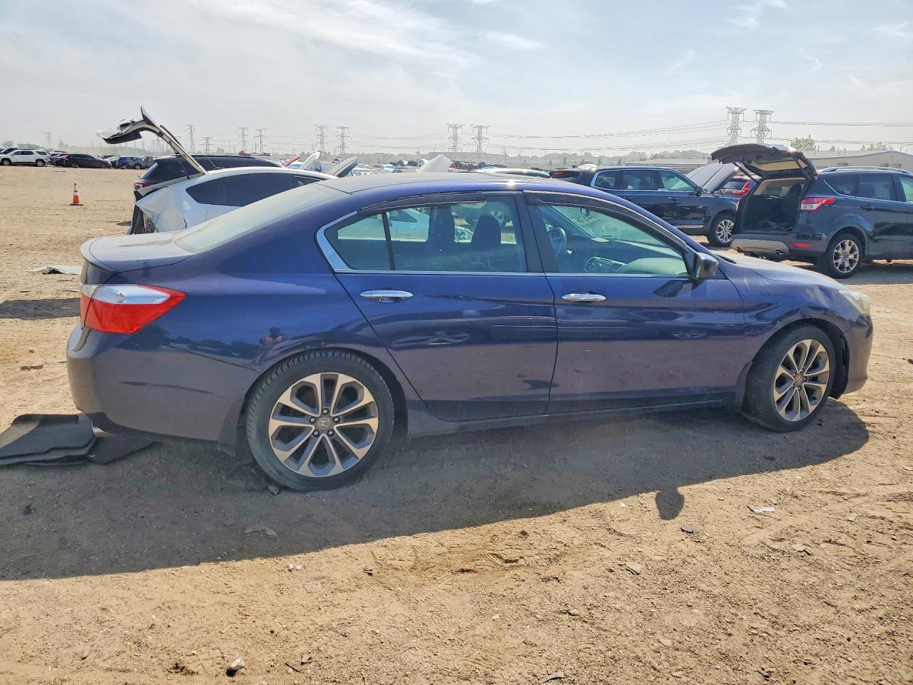 2013 Honda Accord Sport Blue vin: 1HGCR2F53DA167620