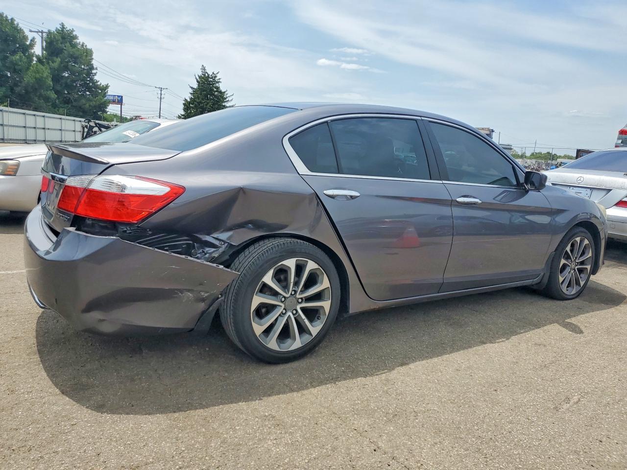2013 Honda Accord Sport Gray vin: 1HGCR2F53DA216296