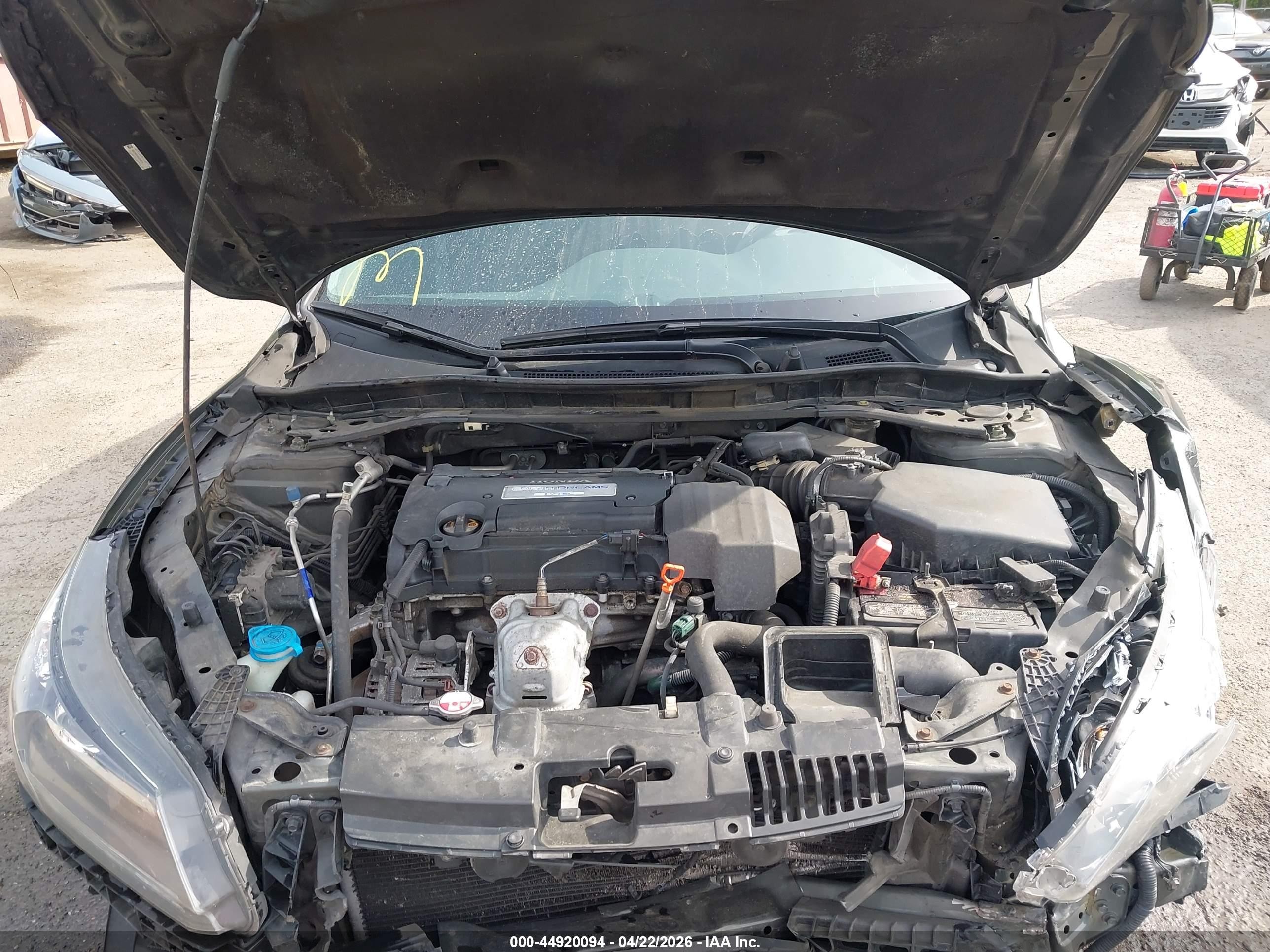 2013 Honda Accord Sport Серый vin: 1HGCR2F53DA233874