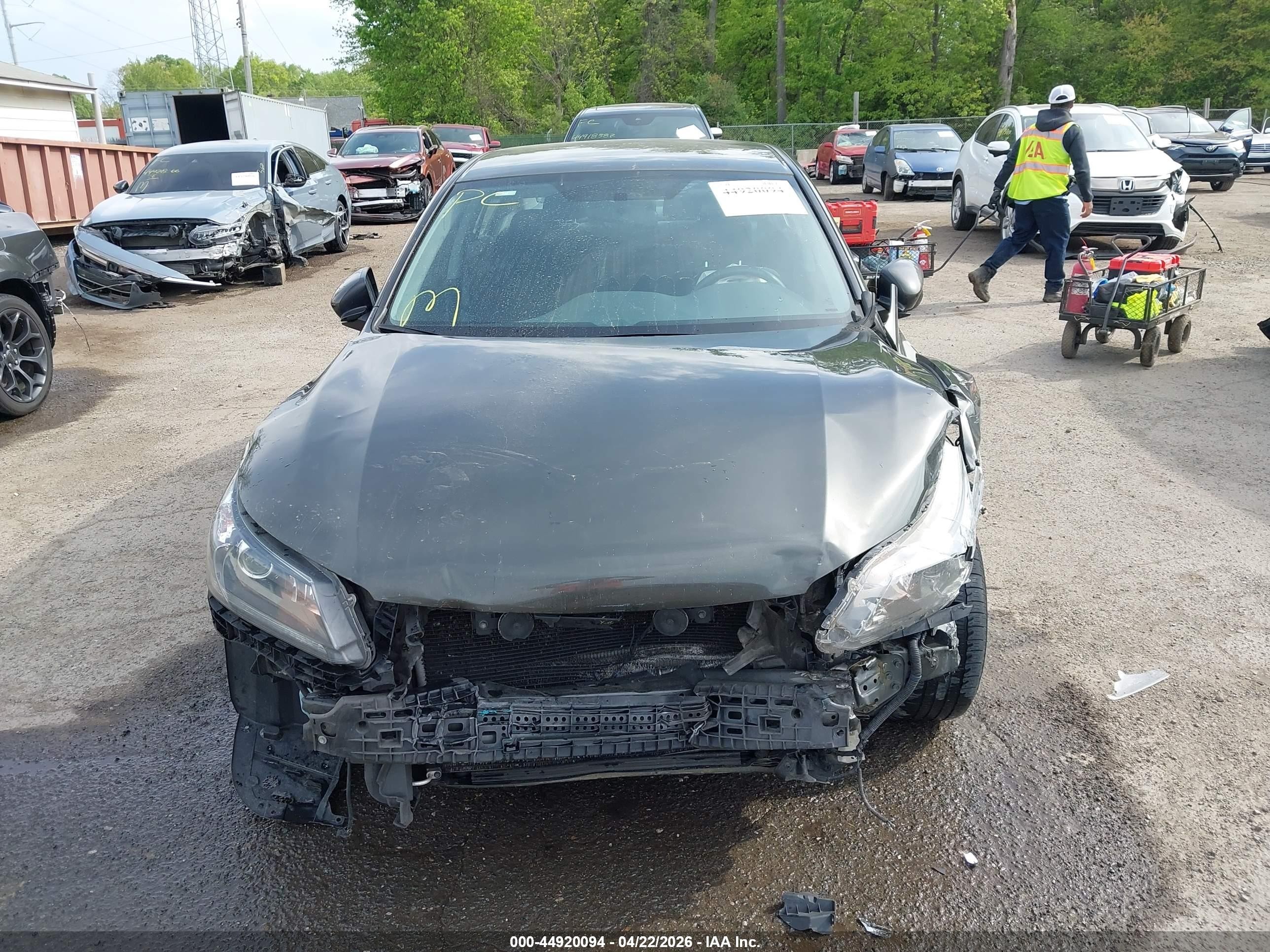 2013 Honda Accord Sport Серый vin: 1HGCR2F53DA233874