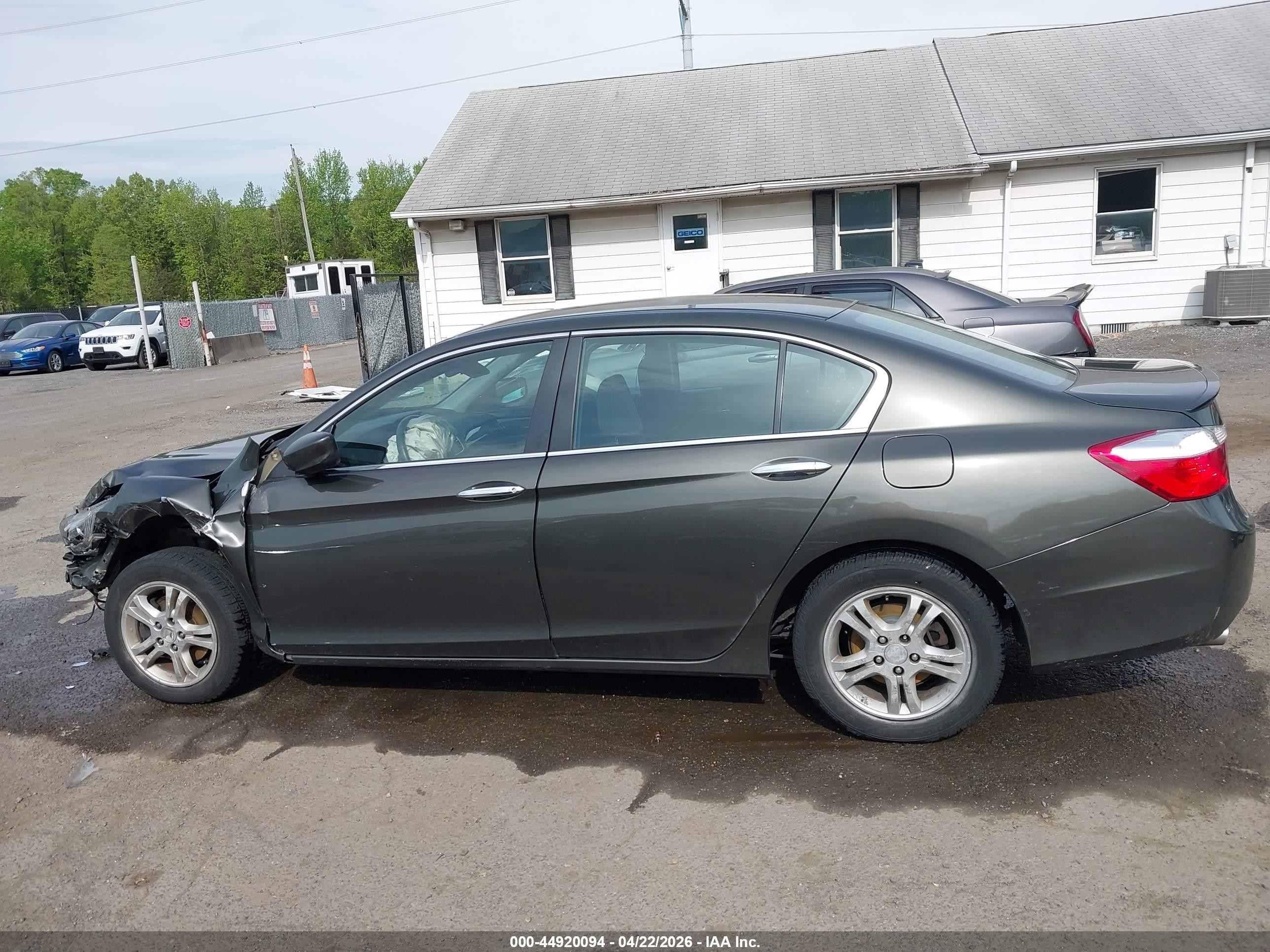 2013 Honda Accord Sport Серый vin: 1HGCR2F53DA233874