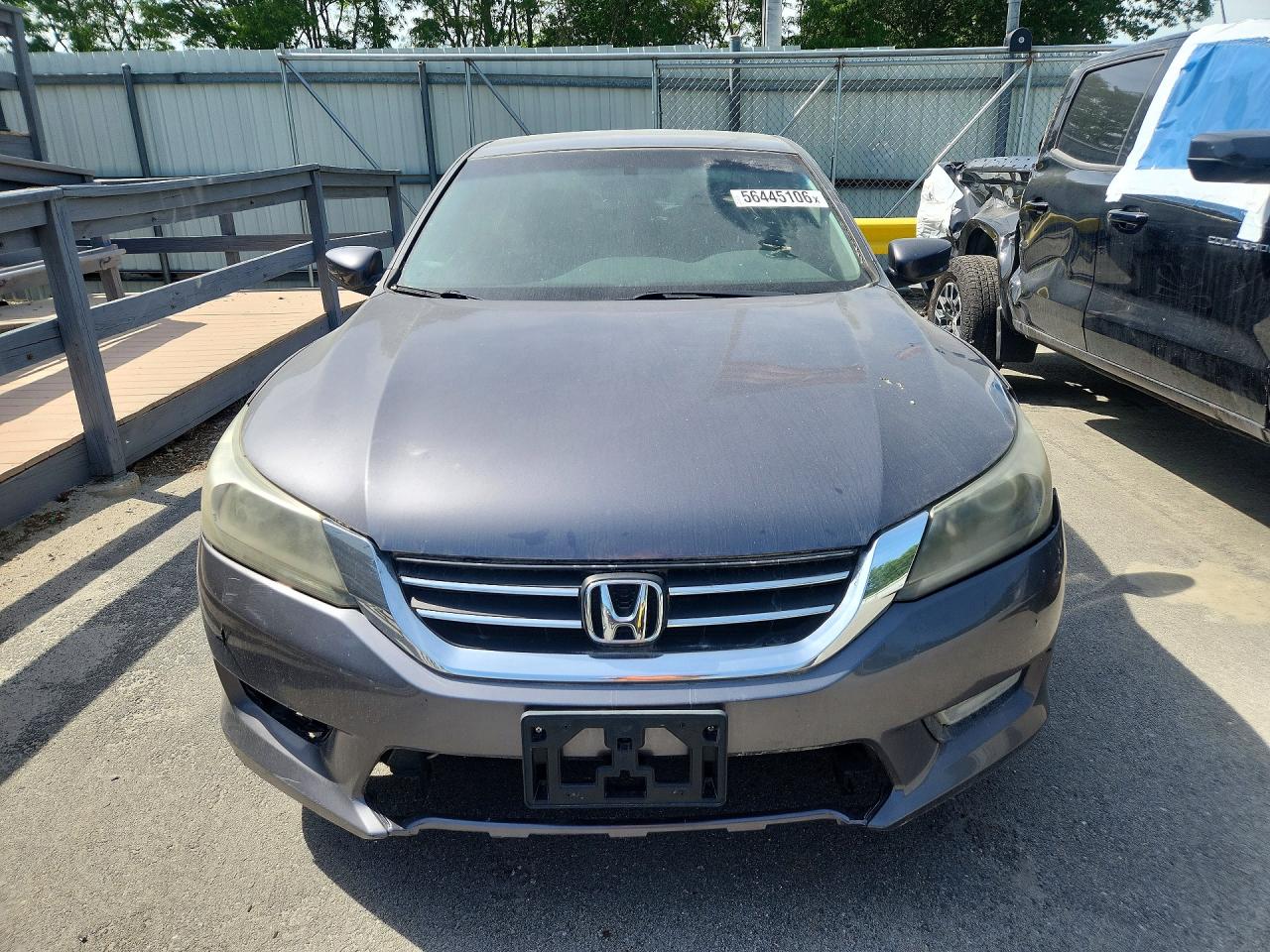 2013 Honda Accord Sport Gray vin: 1HGCR2F53DA235656