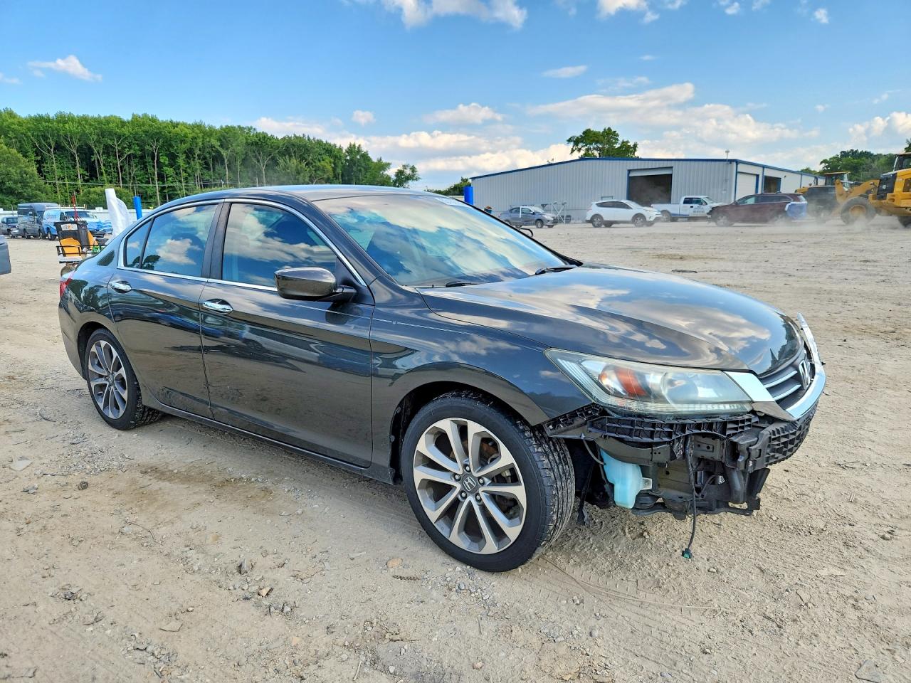 2013 Honda Accord Sport Серый vin: 1HGCR2F53DA237715