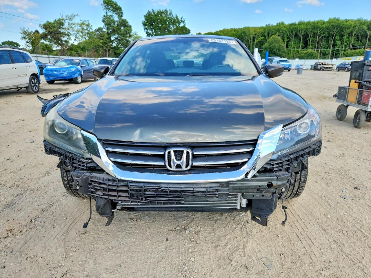 2013 Honda Accord Sport Серый vin: 1HGCR2F53DA237715