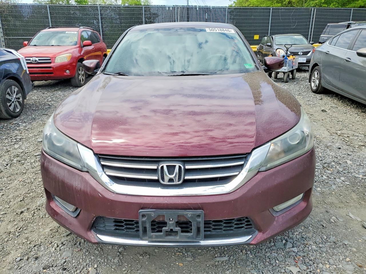 2013 Honda Accord Sport Burgundy vin: 1HGCR2F53DA241571