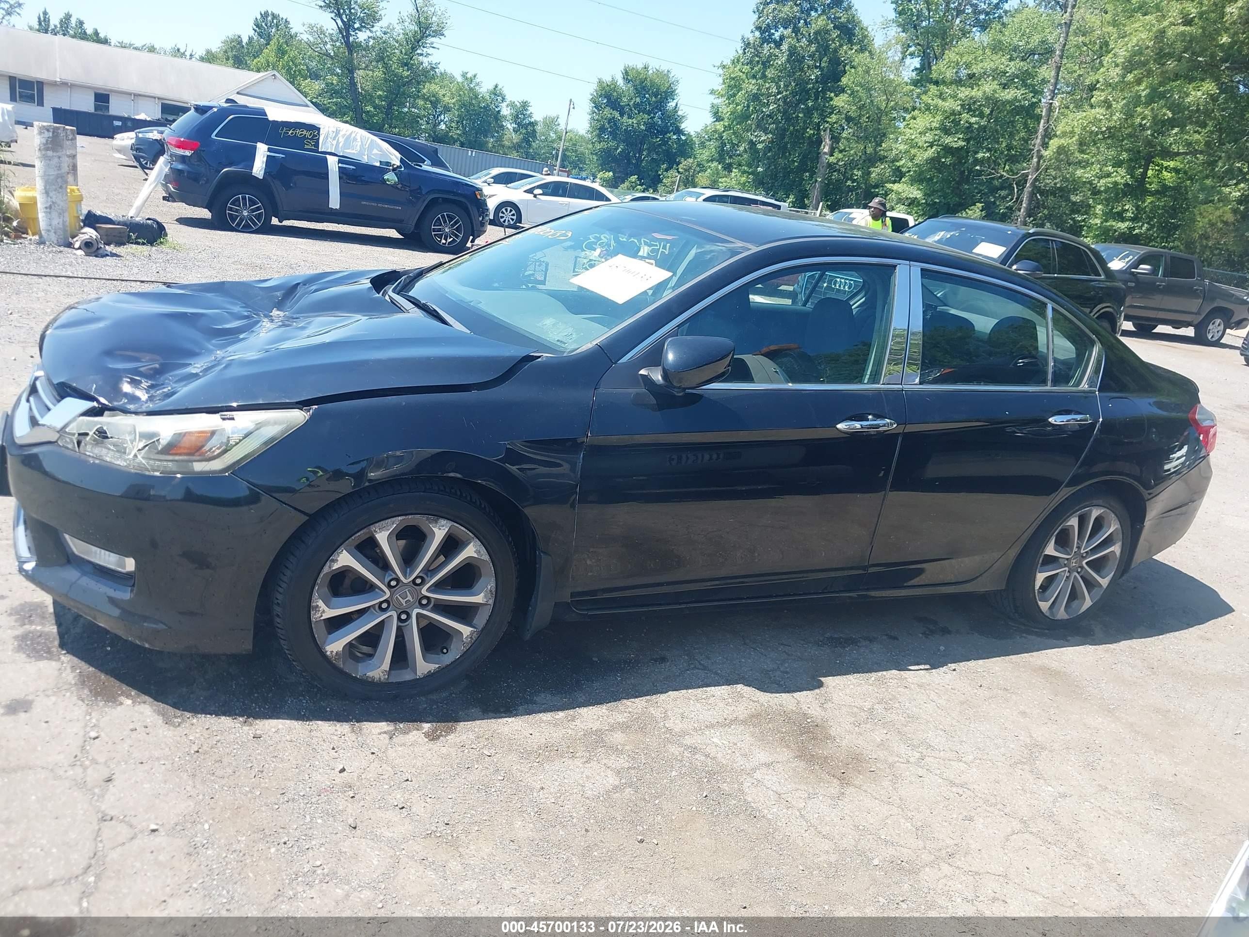 2013 Honda Accord Sport Black vin: 1HGCR2F53DA249542