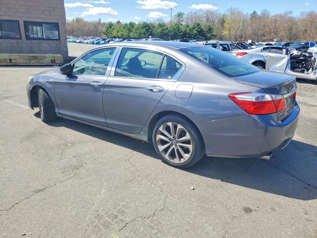 2013 Honda Accord Sport Серый vin: 1HGCR2F53DA251422