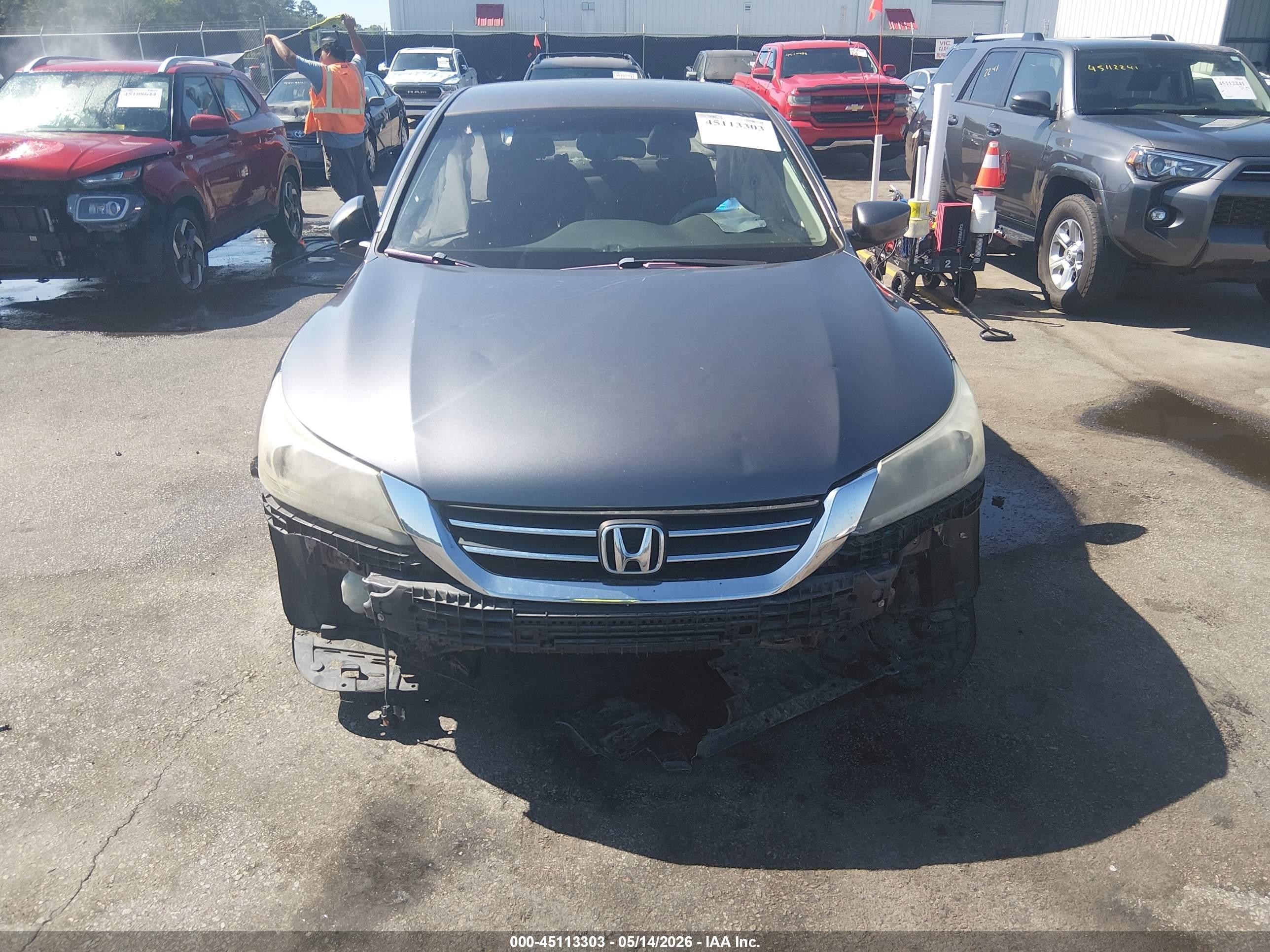 2013 Honda Accord Sport Gray vin: 1HGCR2F53DA268608
