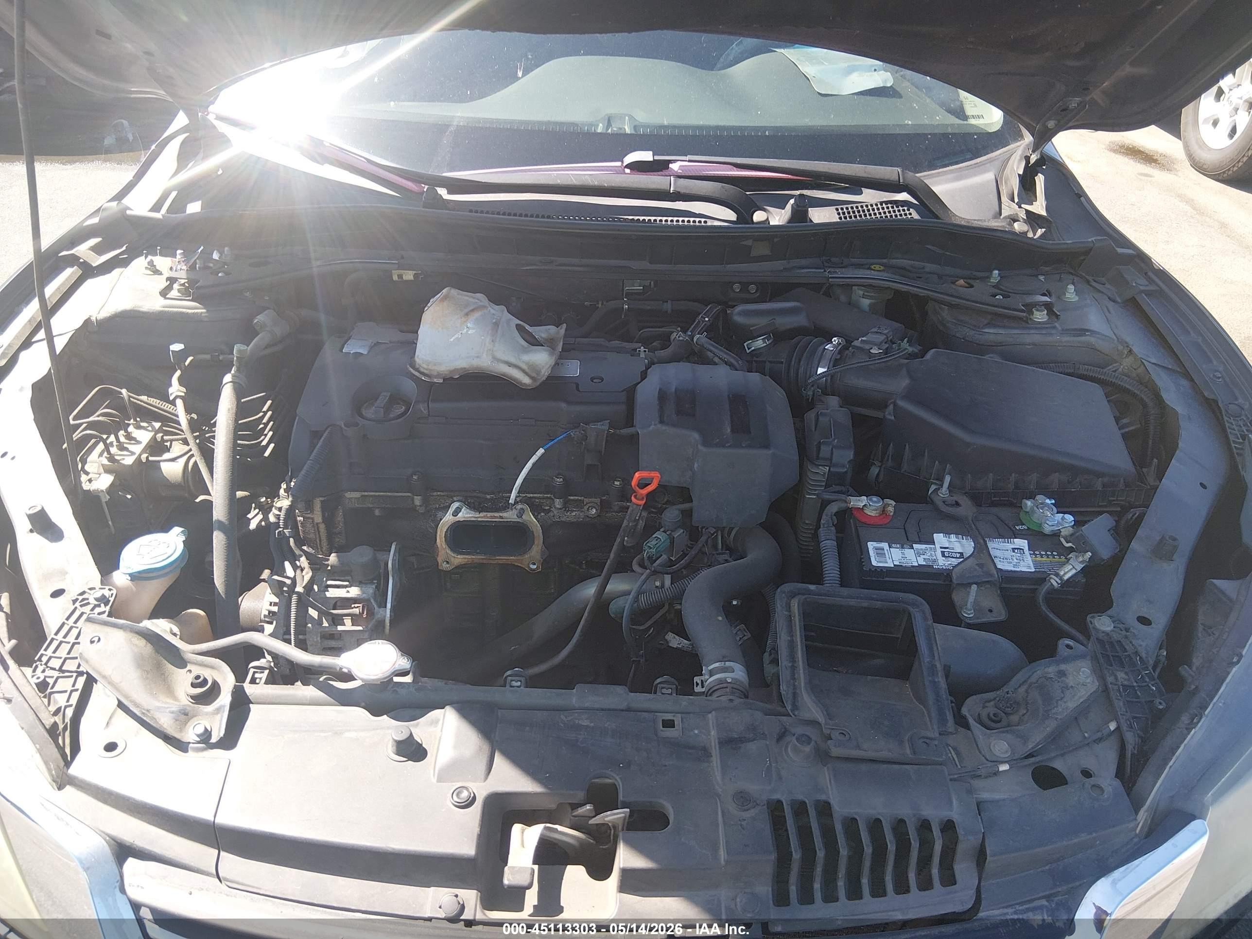 2013 Honda Accord Sport Gray vin: 1HGCR2F53DA268608