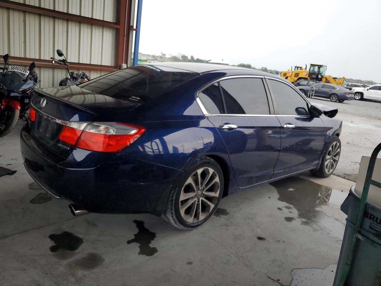 2013 Honda Accord Sport Blue vin: 1HGCR2F53DA270147