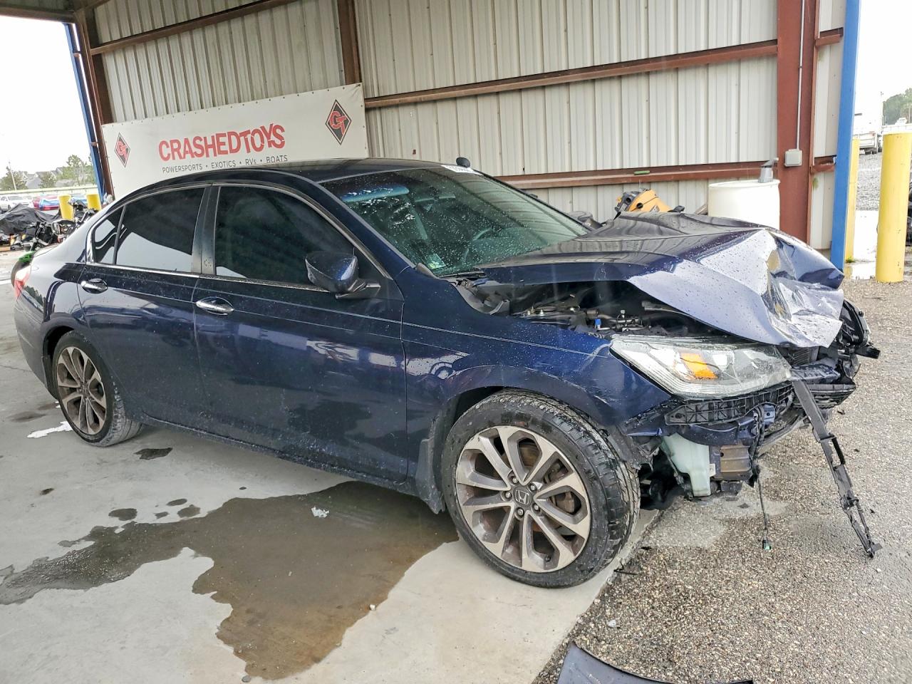 2013 Honda Accord Sport Blue vin: 1HGCR2F53DA270147