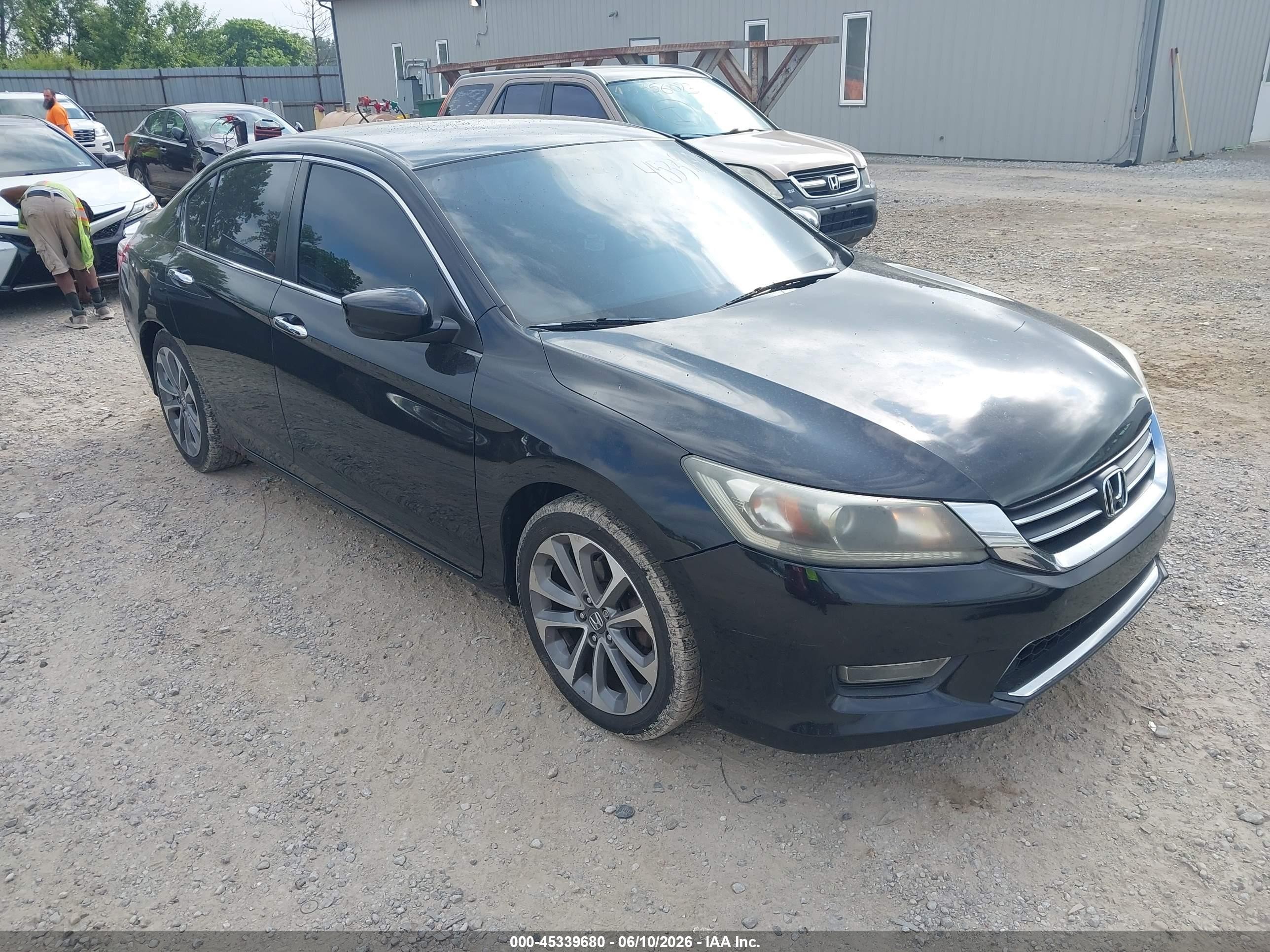 2013 Honda Accord Sport Black vin: 1HGCR2F53DA272030