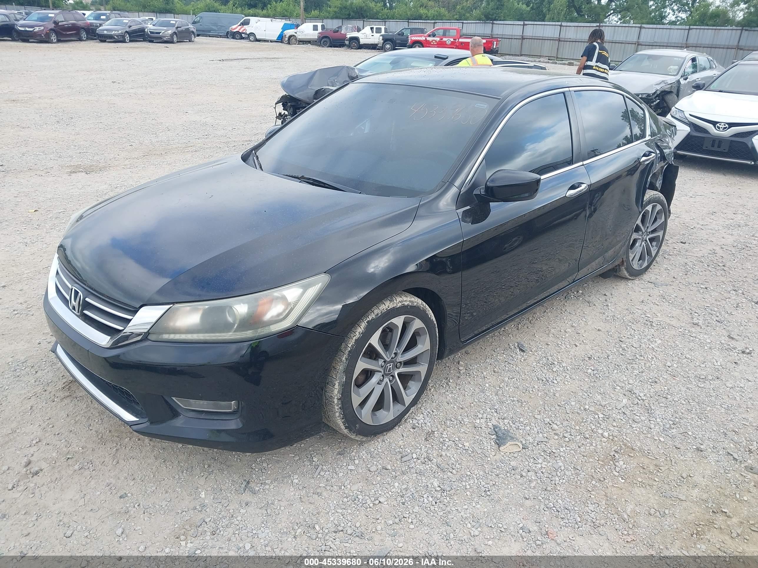 2013 Honda Accord Sport Black vin: 1HGCR2F53DA272030