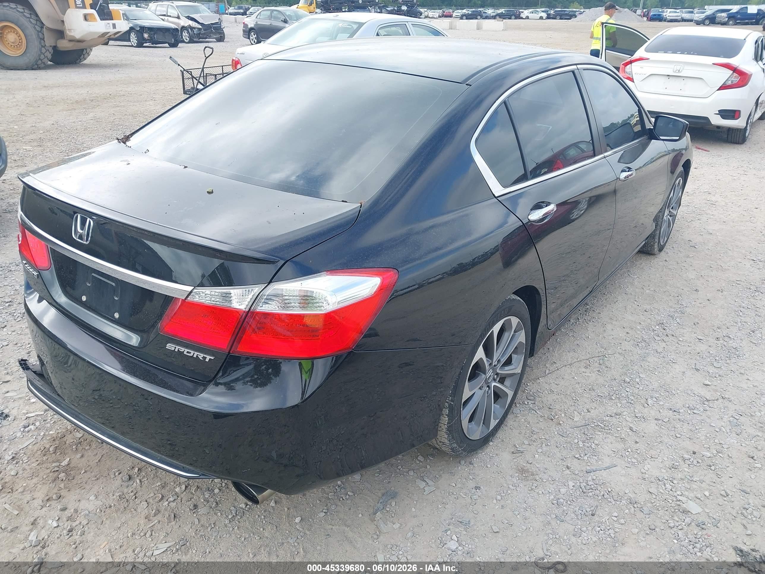 2013 Honda Accord Sport Black vin: 1HGCR2F53DA272030