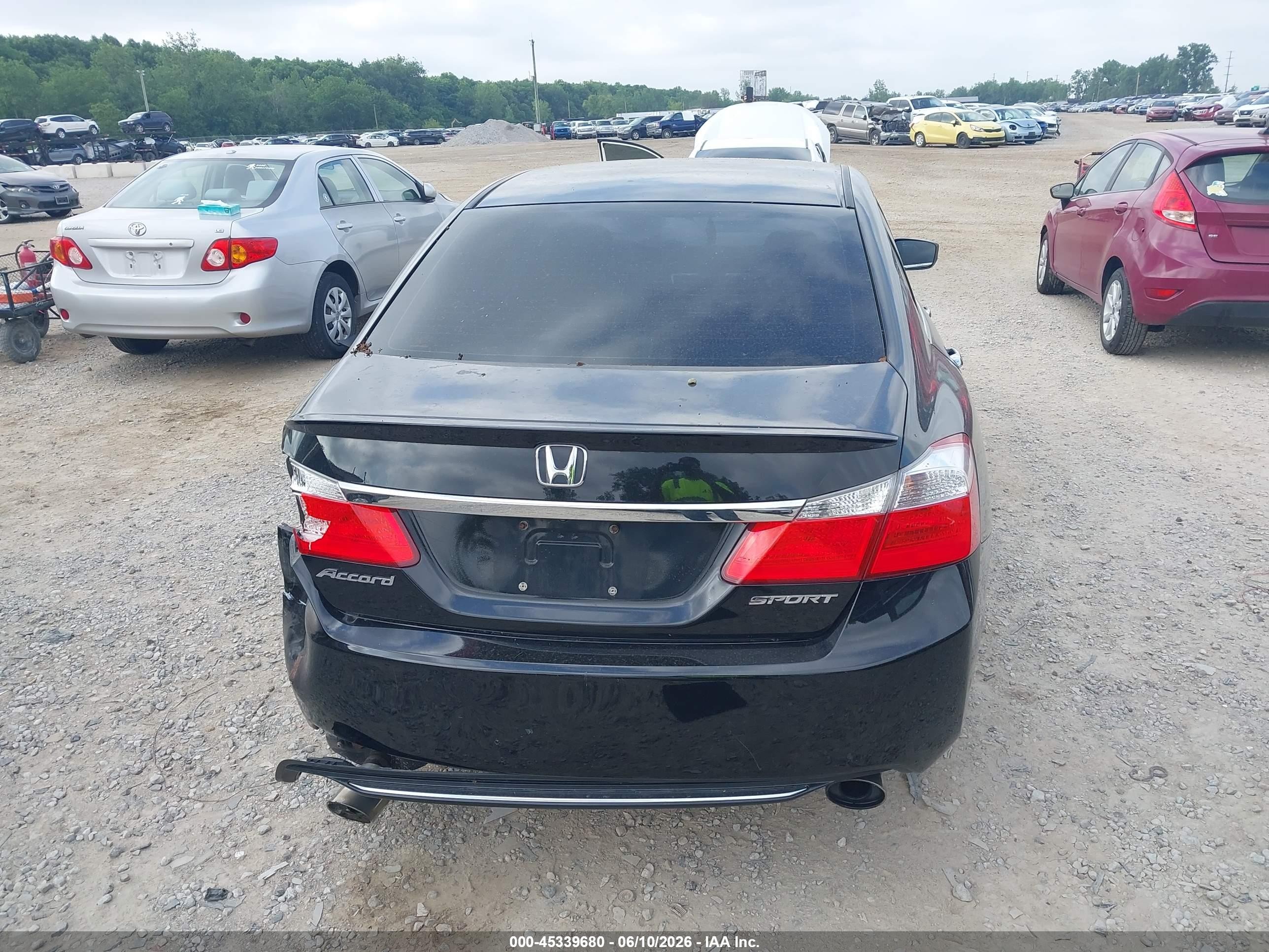 2013 Honda Accord Sport Black vin: 1HGCR2F53DA272030