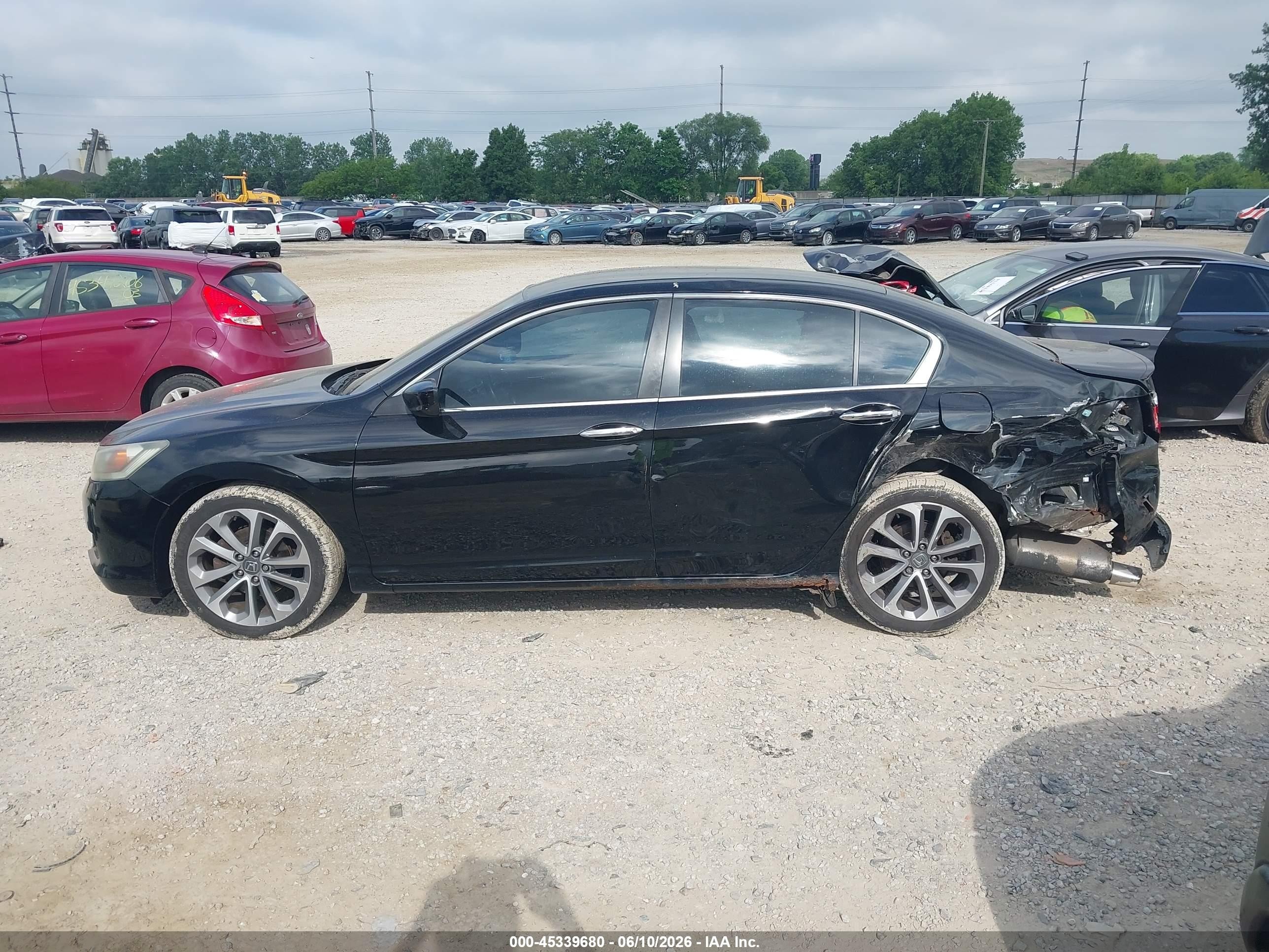 2013 Honda Accord Sport Black vin: 1HGCR2F53DA272030
