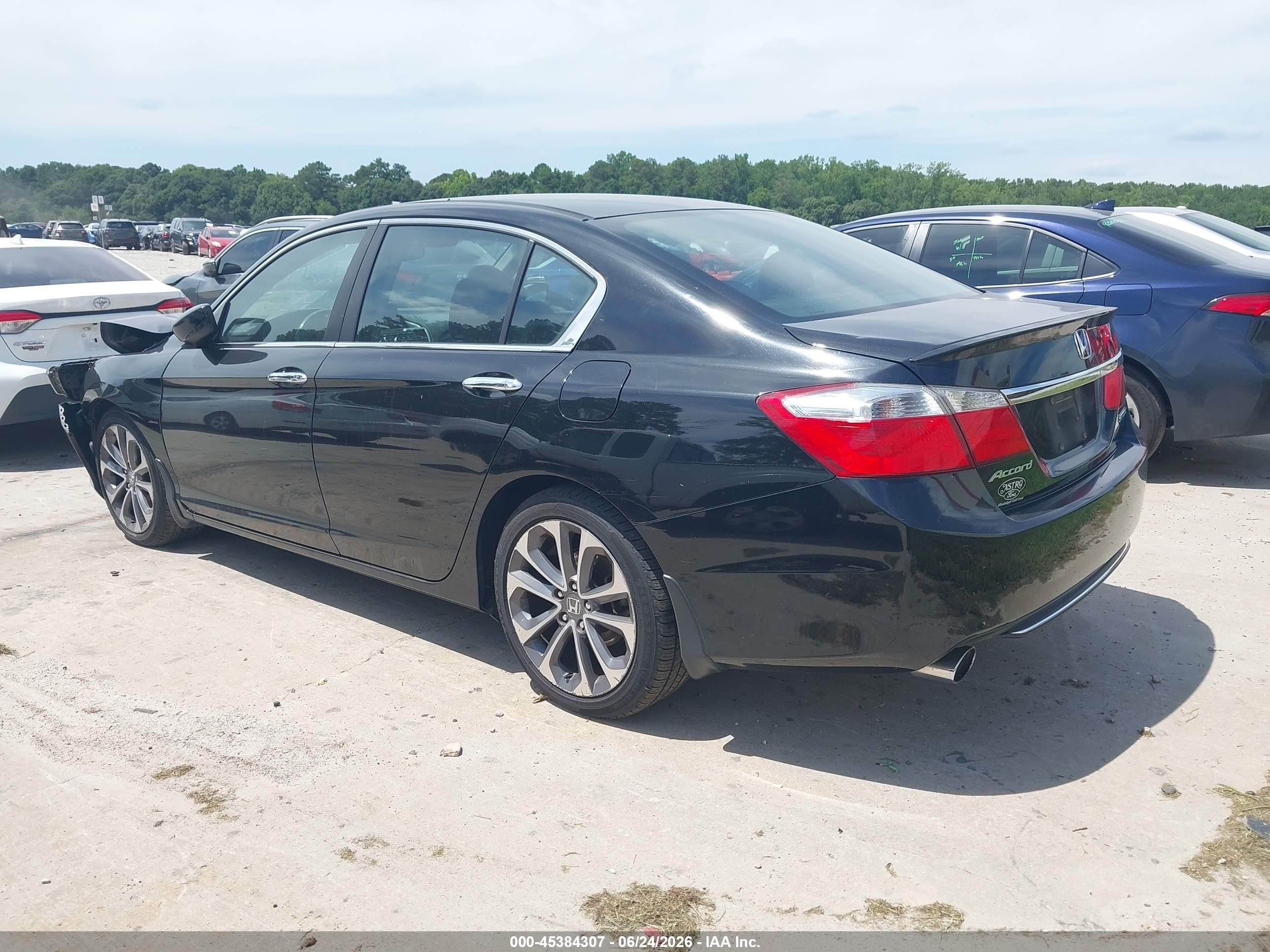 2013 Honda Accord Sport Black vin: 1HGCR2F53DA285232
