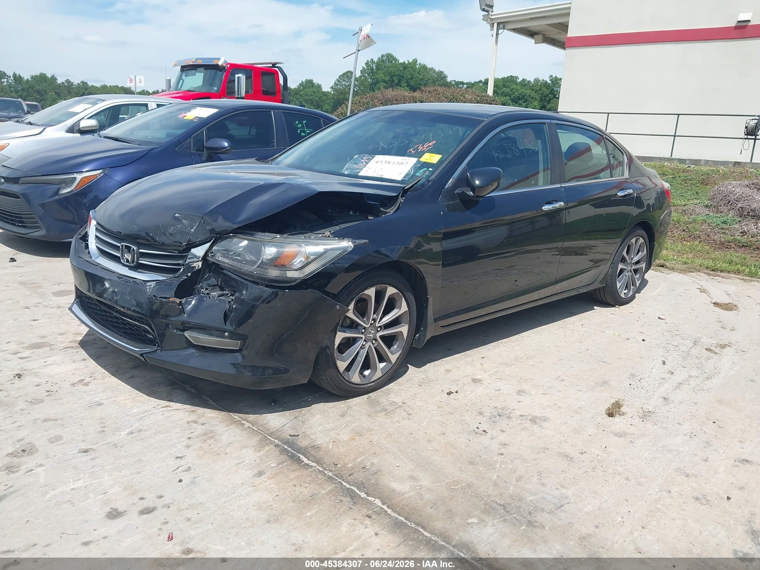 2013 Honda Accord Sport Black vin: 1HGCR2F53DA285232