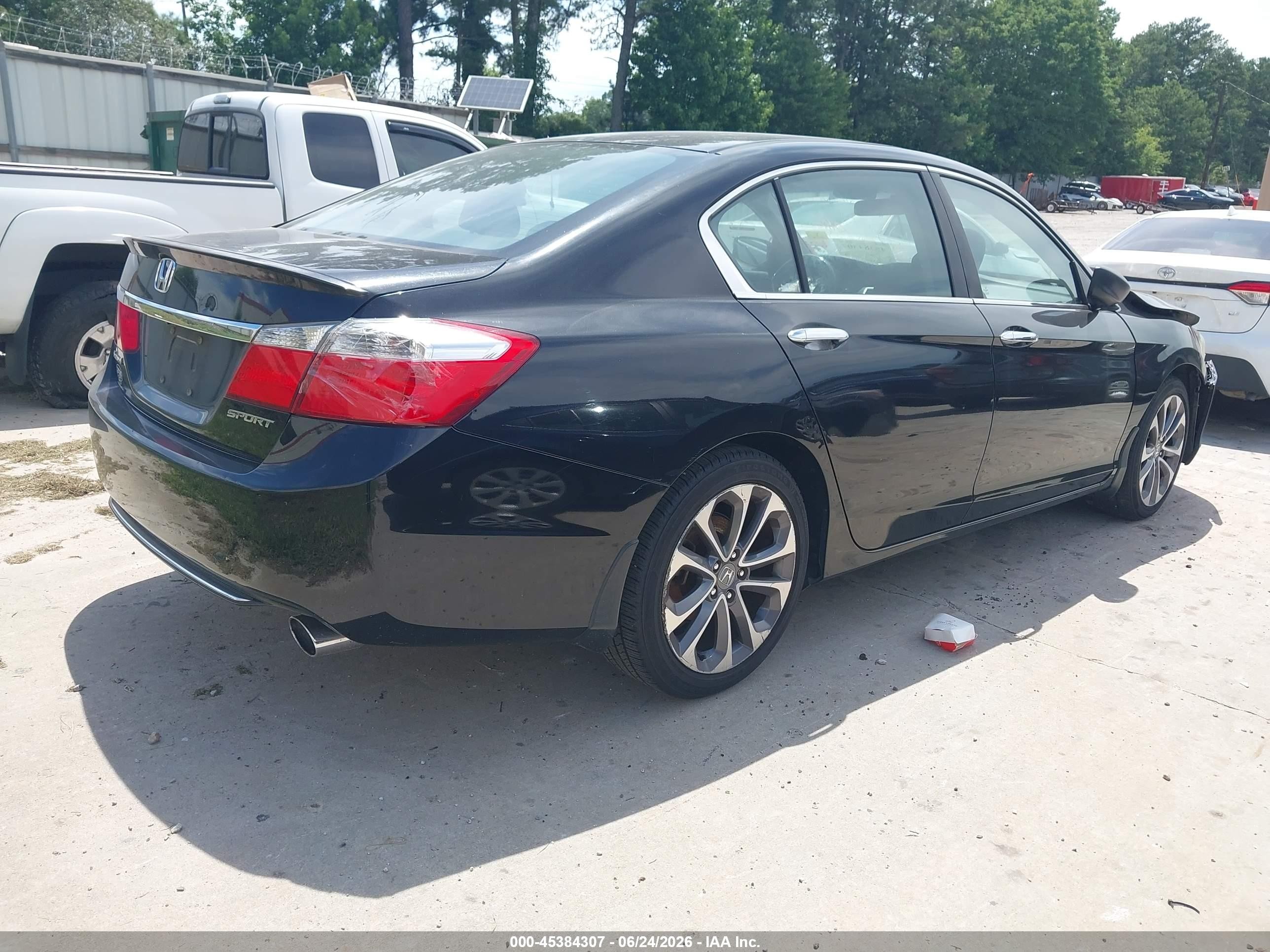 2013 Honda Accord Sport Black vin: 1HGCR2F53DA285232