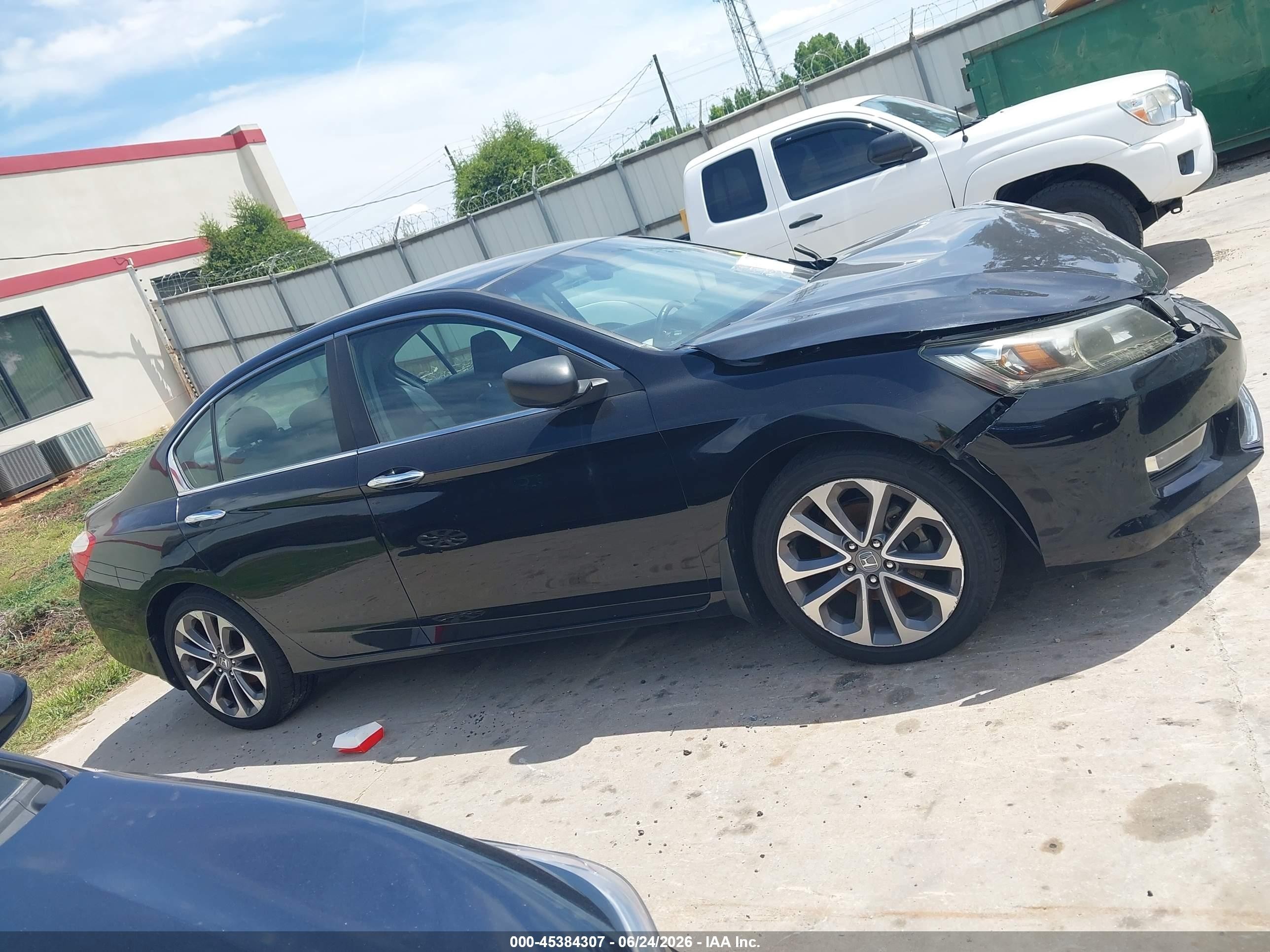2013 Honda Accord Sport Black vin: 1HGCR2F53DA285232