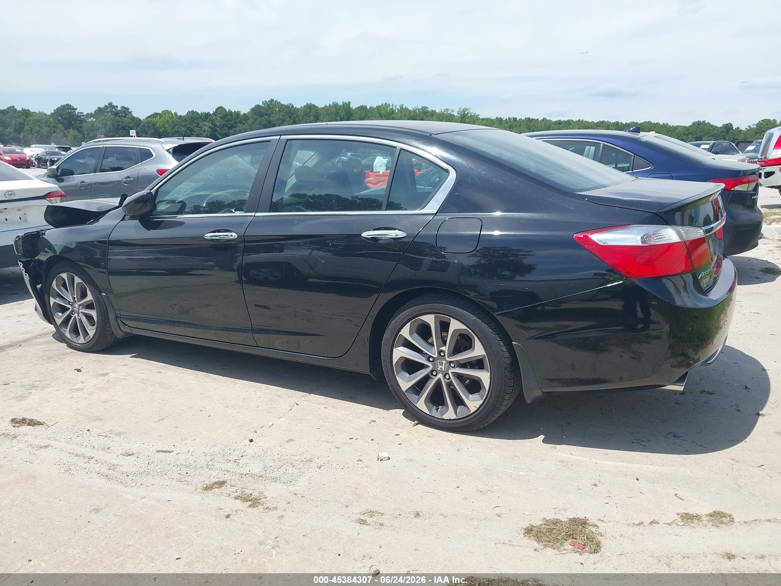 2013 Honda Accord Sport Black vin: 1HGCR2F53DA285232