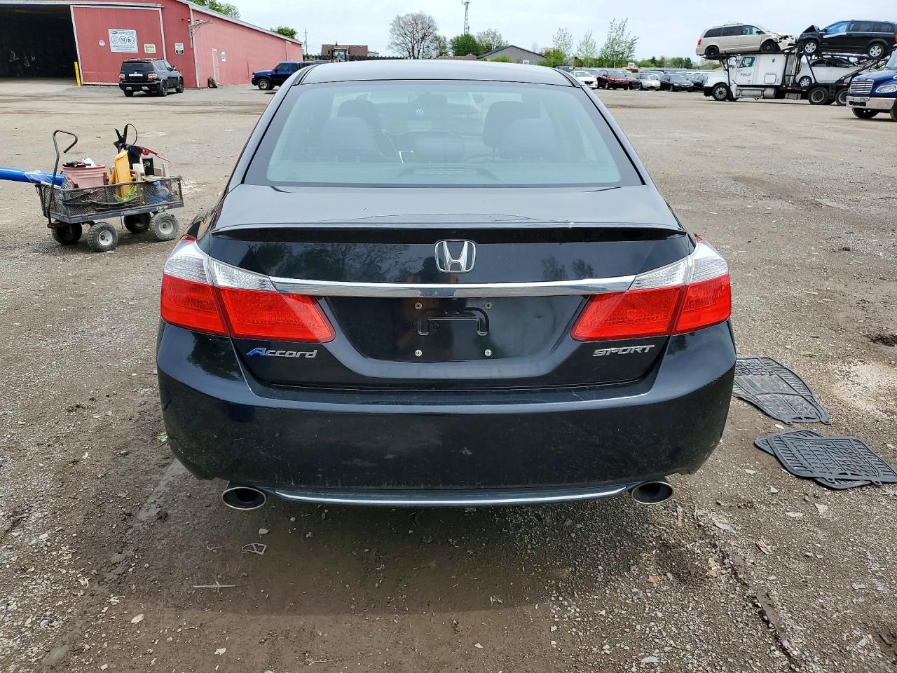 2013 Honda Accord Sport Black vin: 1HGCR2F53DA800889