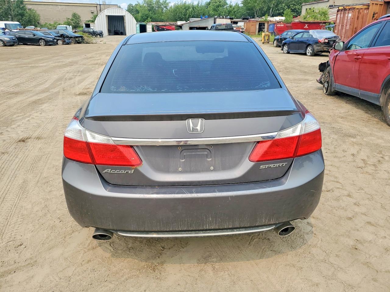 2013 Honda Accord Sport Gray vin: 1HGCR2F53DA804683
