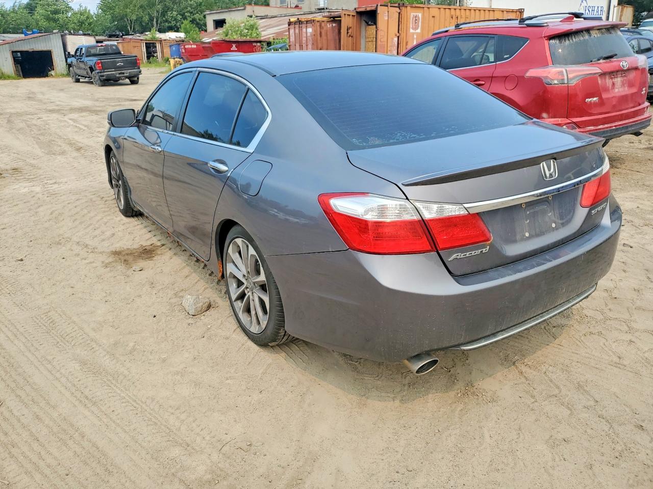 2013 Honda Accord Sport Gray vin: 1HGCR2F53DA804683