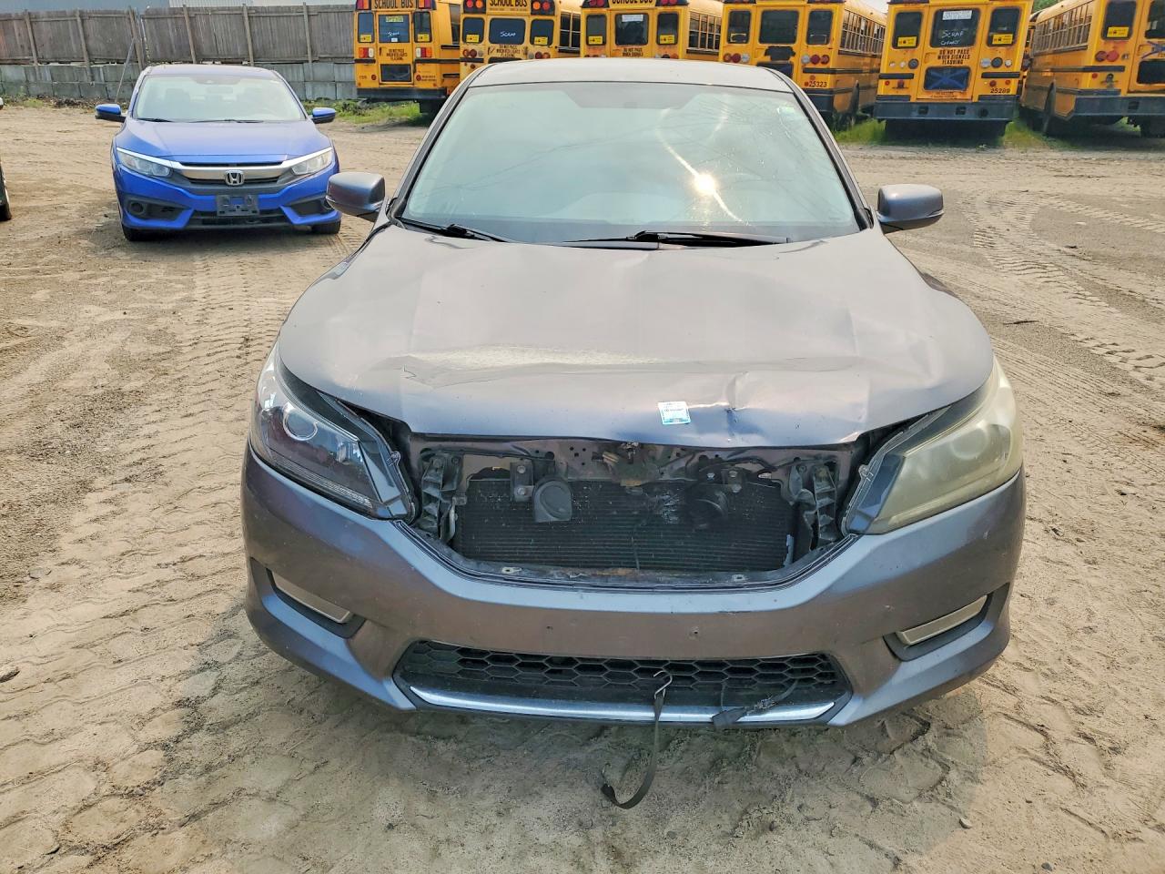 2013 Honda Accord Sport Gray vin: 1HGCR2F53DA804683