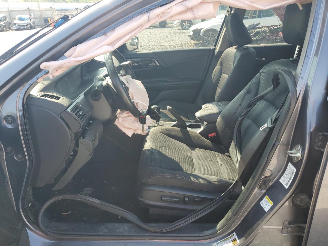 2014 Honda Accord Sport Gray vin: 1HGCR2F53EA015239