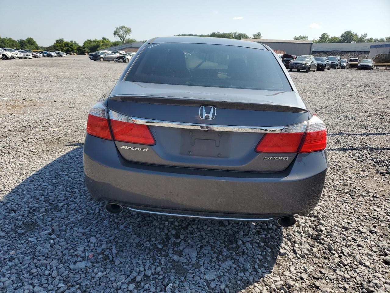 2014 Honda Accord Sport Gray vin: 1HGCR2F53EA015239