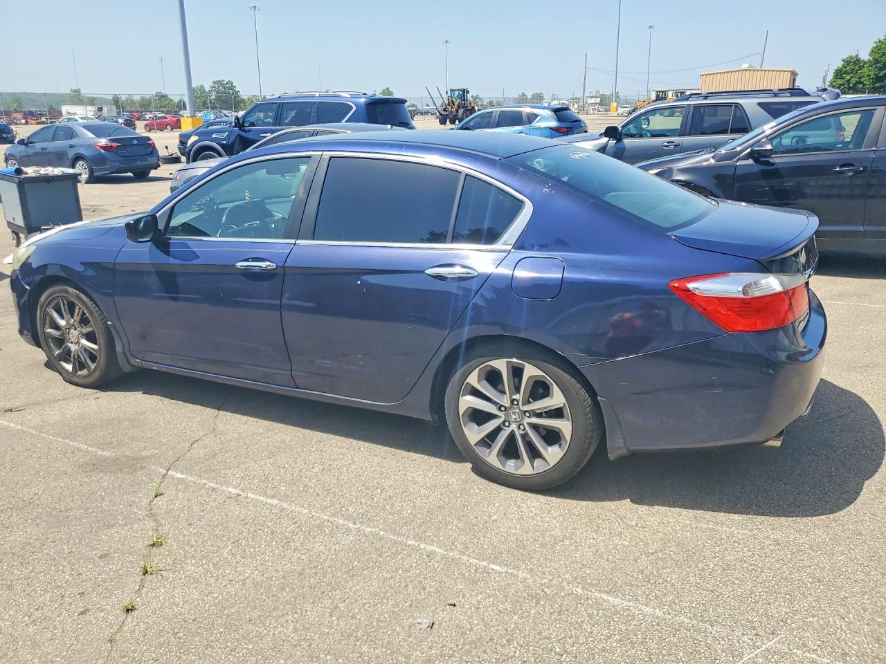 2014 Honda Accord Sport Blue vin: 1HGCR2F53EA027052