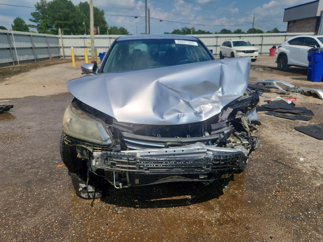 2014 Honda Accord Sport Silver vin: 1HGCR2F53EA030159