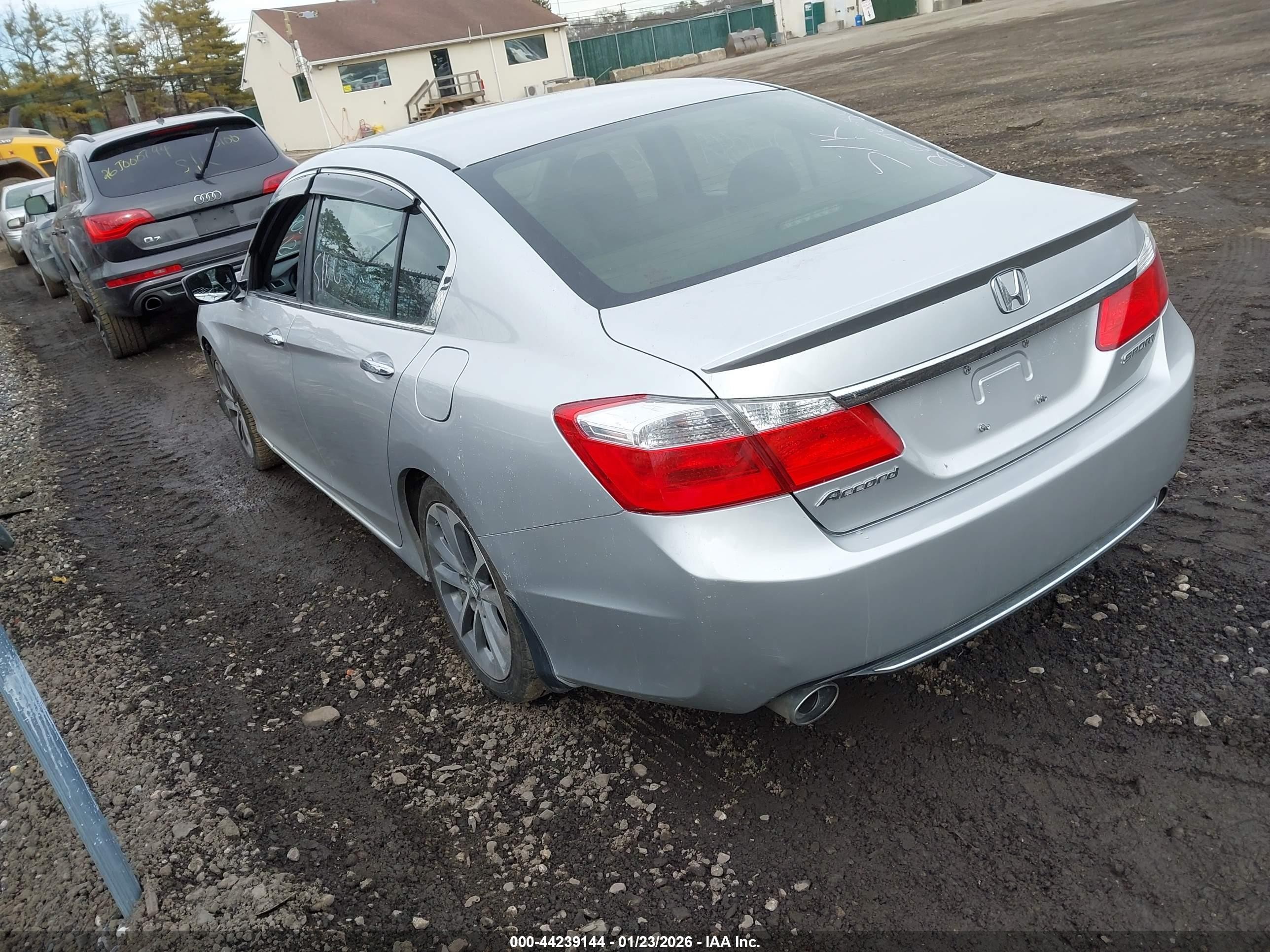 2014 Honda Accord Sport Gray vin: 1HGCR2F53EA079782