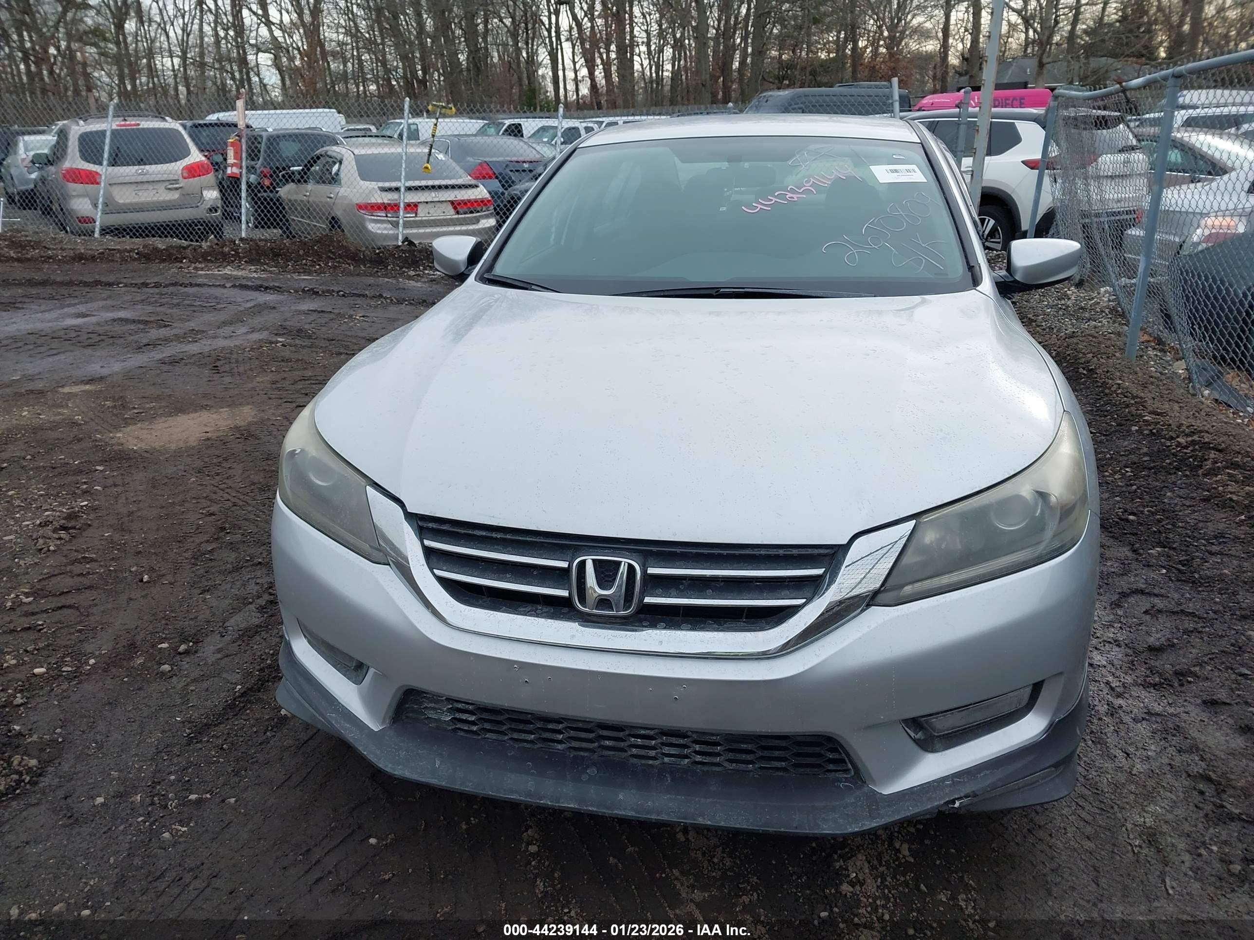 2014 Honda Accord Sport Gray vin: 1HGCR2F53EA079782