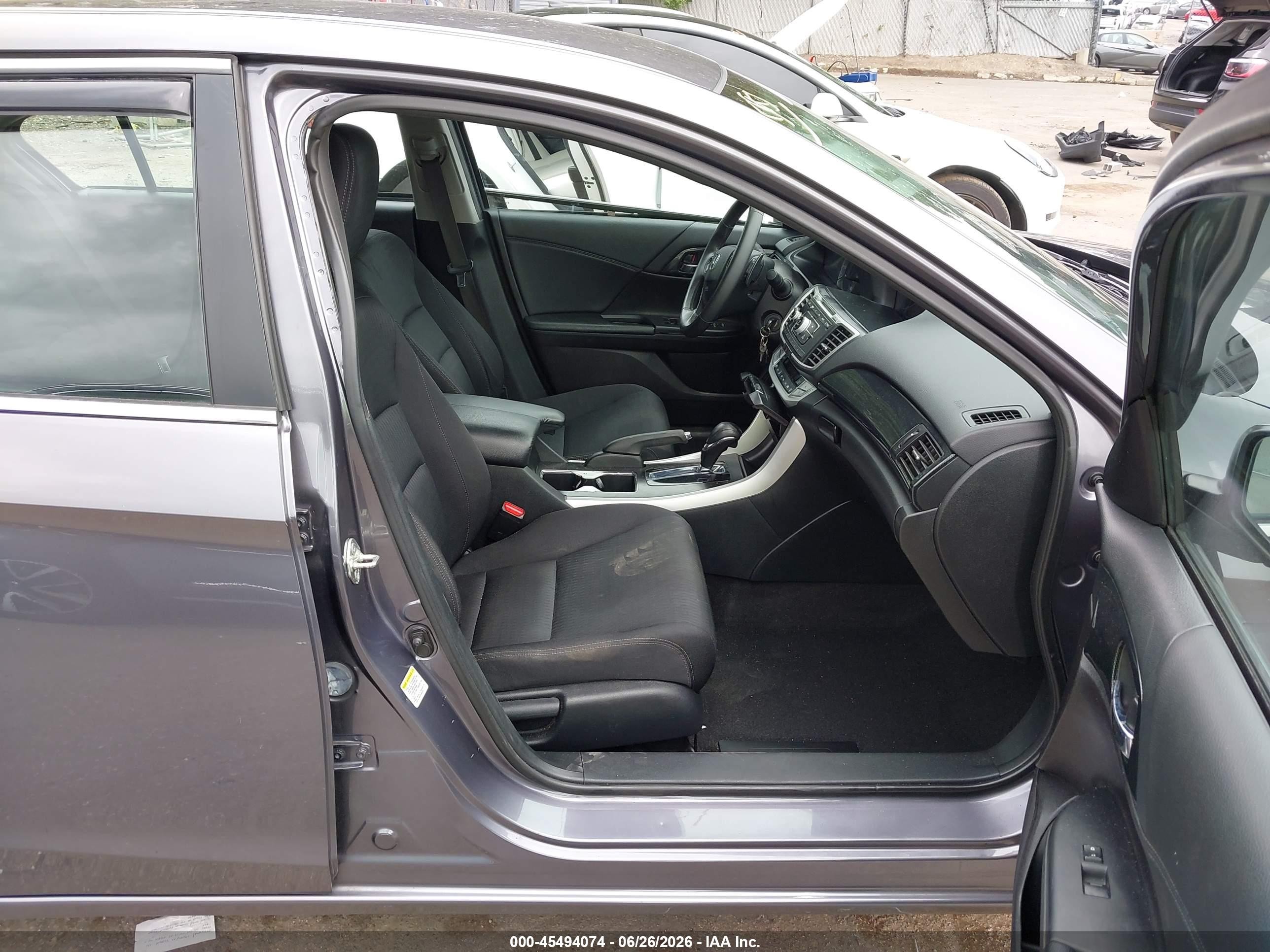 2014 Honda Accord Sport Серый vin: 1HGCR2F53EA084092