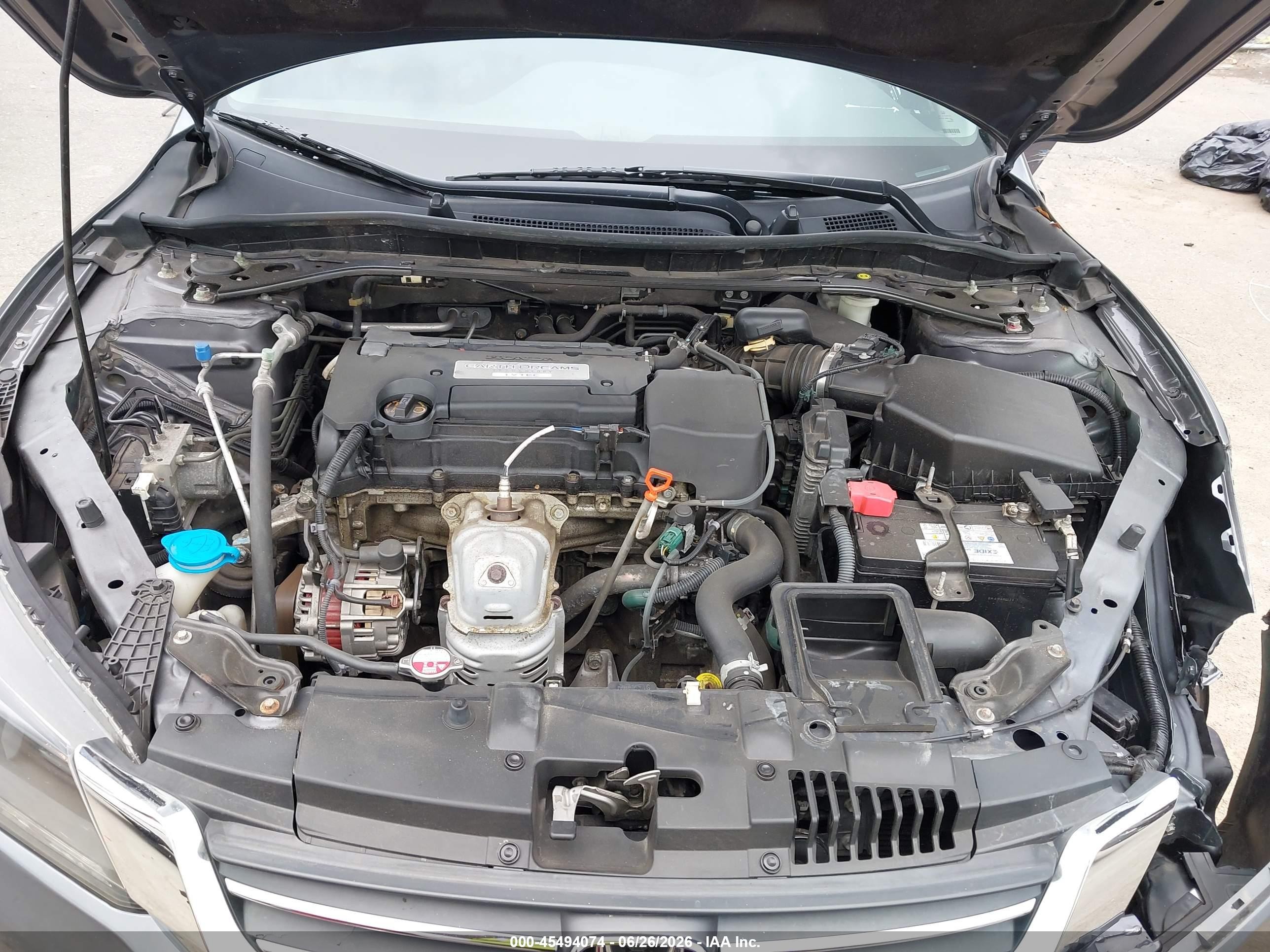 2014 Honda Accord Sport Серый vin: 1HGCR2F53EA084092