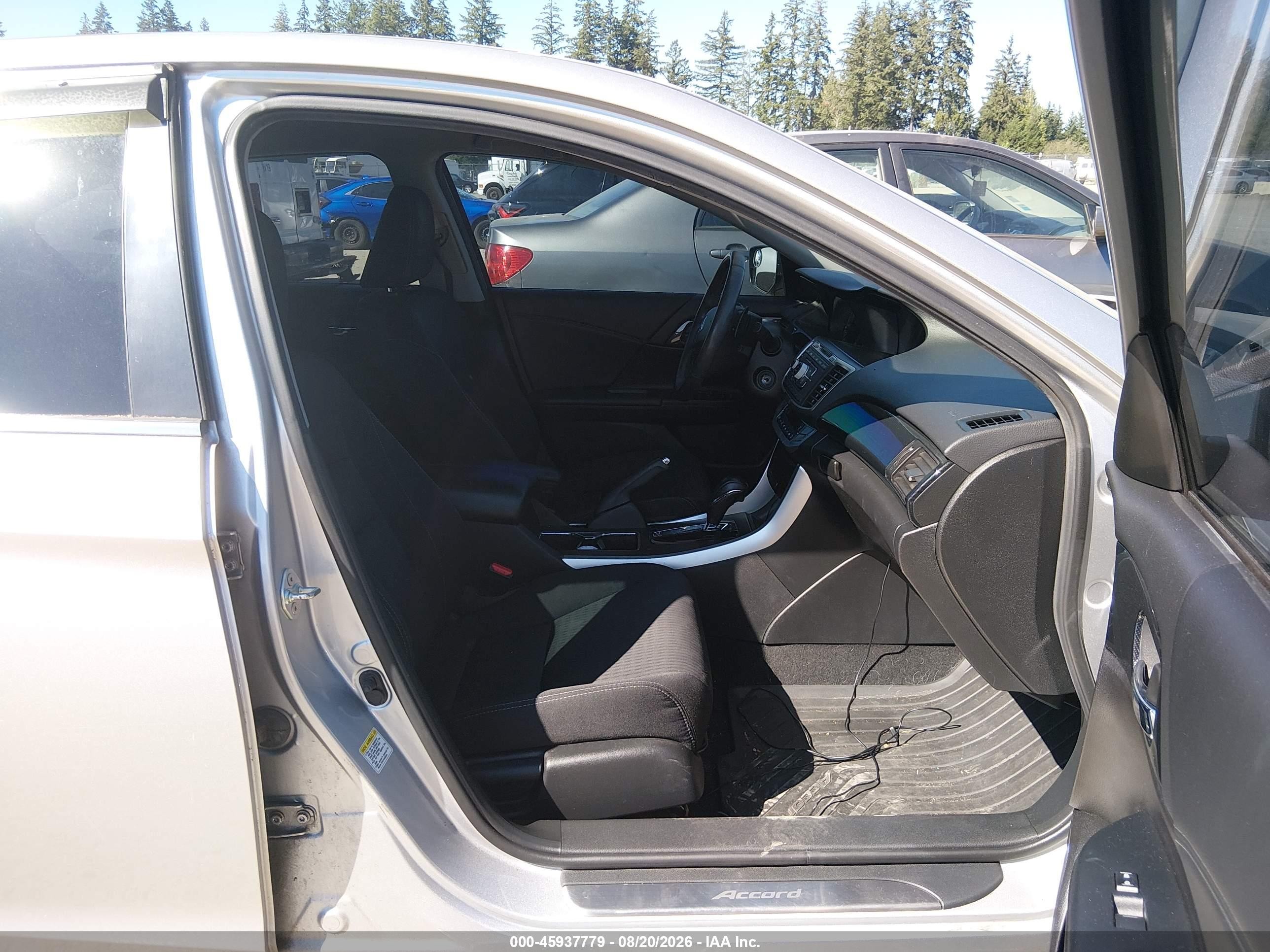 2014 Honda Accord Sport Silver vin: 1HGCR2F53EA089910