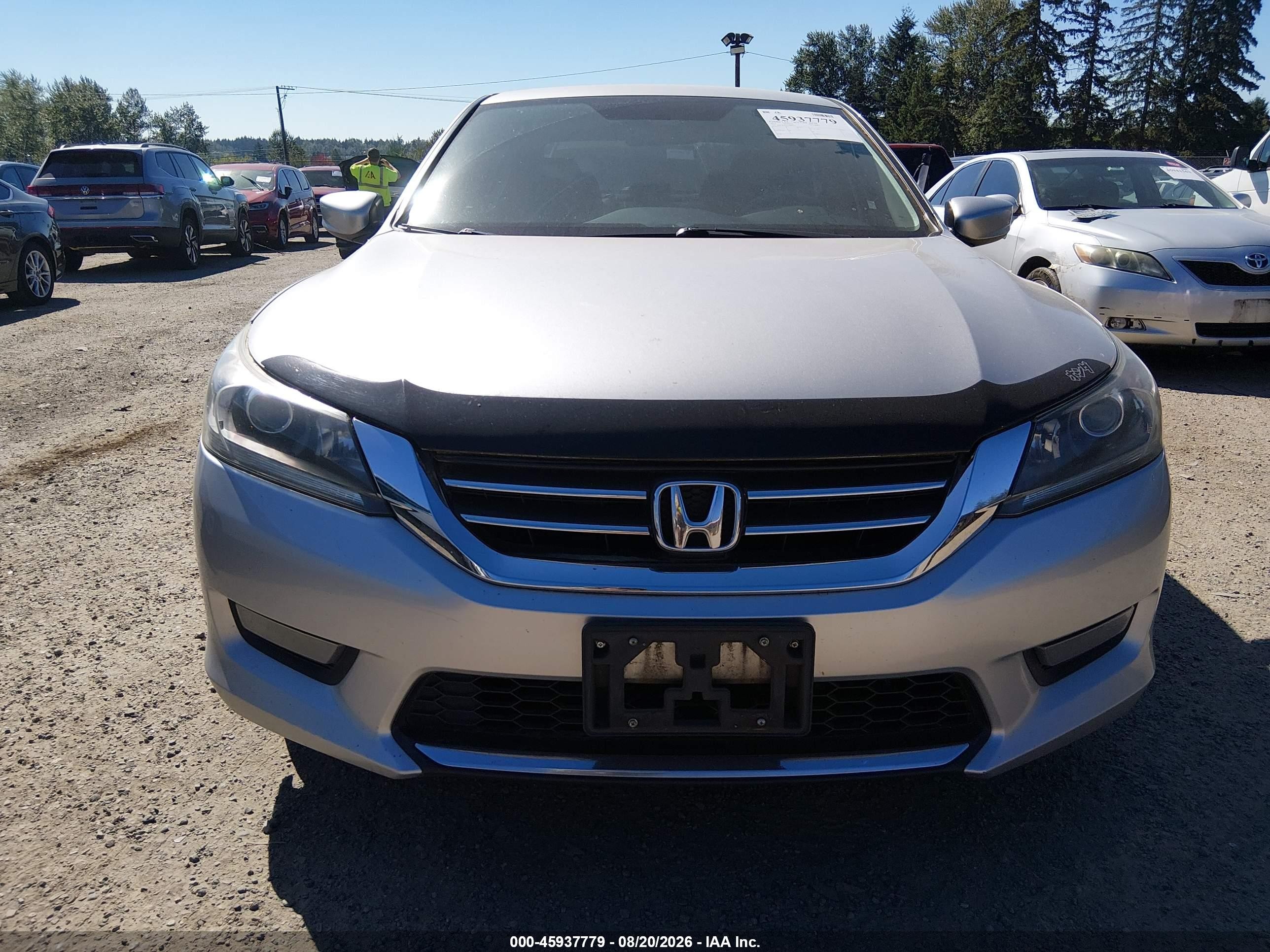 2014 Honda Accord Sport Silver vin: 1HGCR2F53EA089910