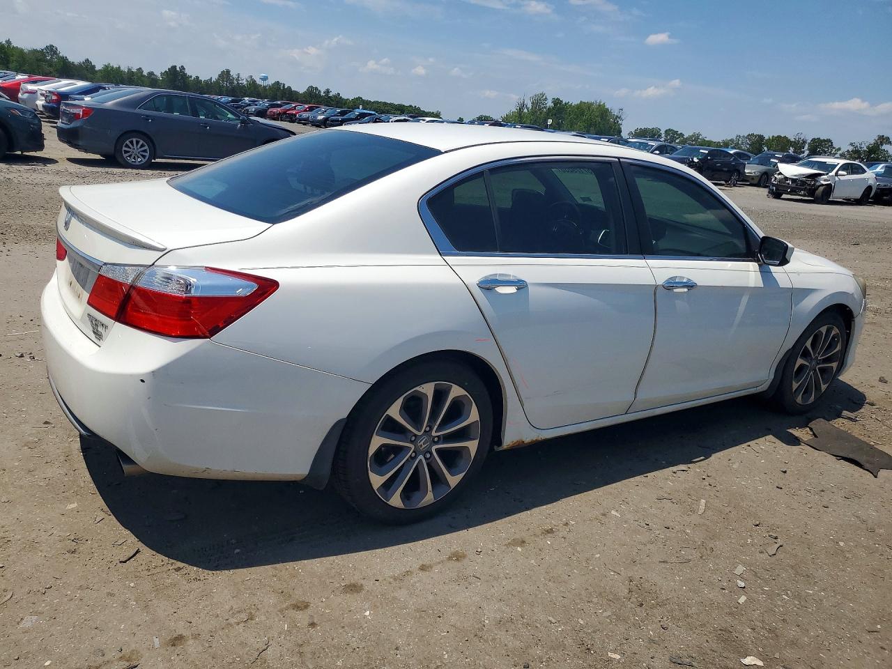2014 Honda Accord Sport White vin: 1HGCR2F53EA149121