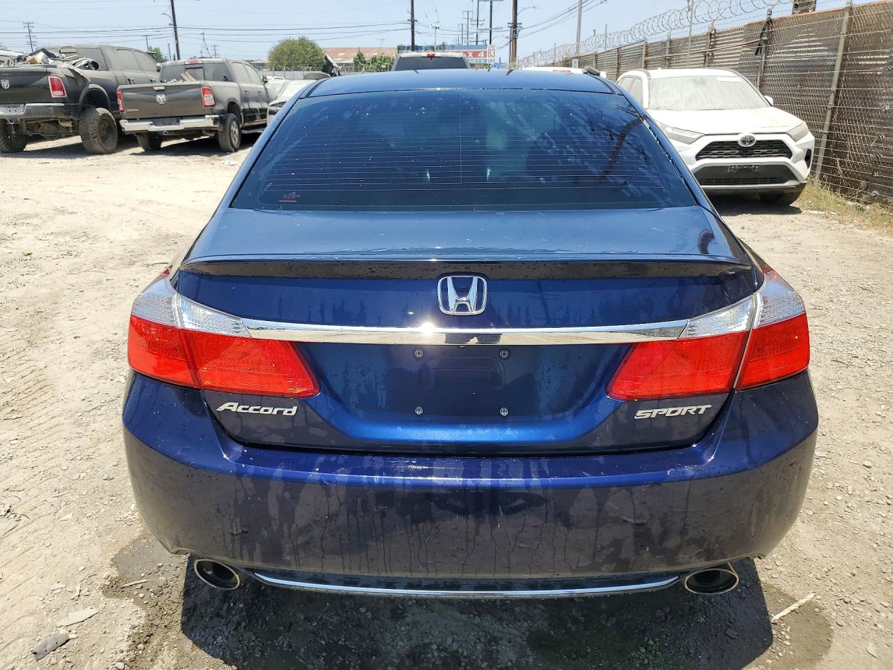 2014 Honda Accord Sport Синий vin: 1HGCR2F53EA199727