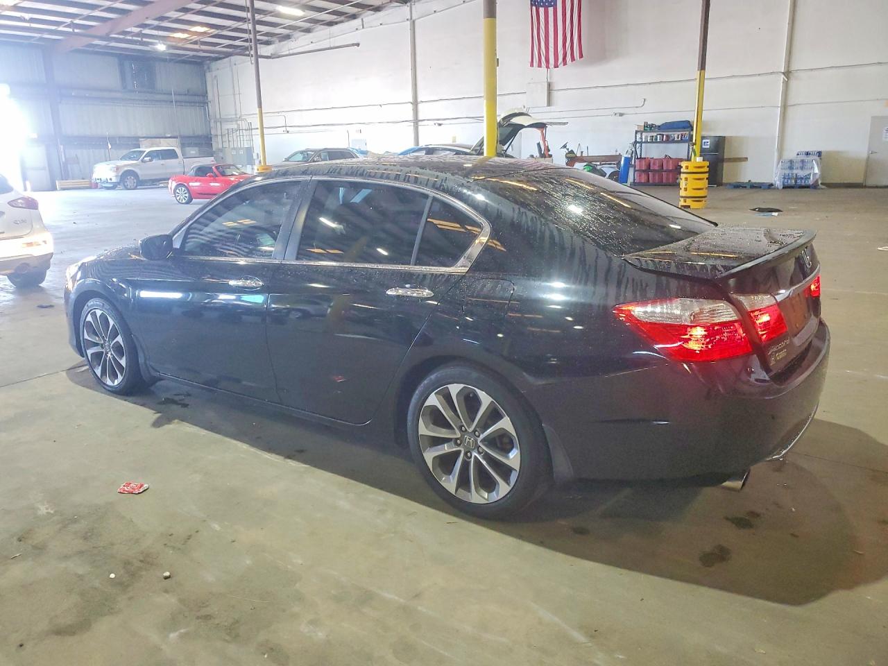 2014 Honda Accord Sport Черный vin: 1HGCR2F53EA225761