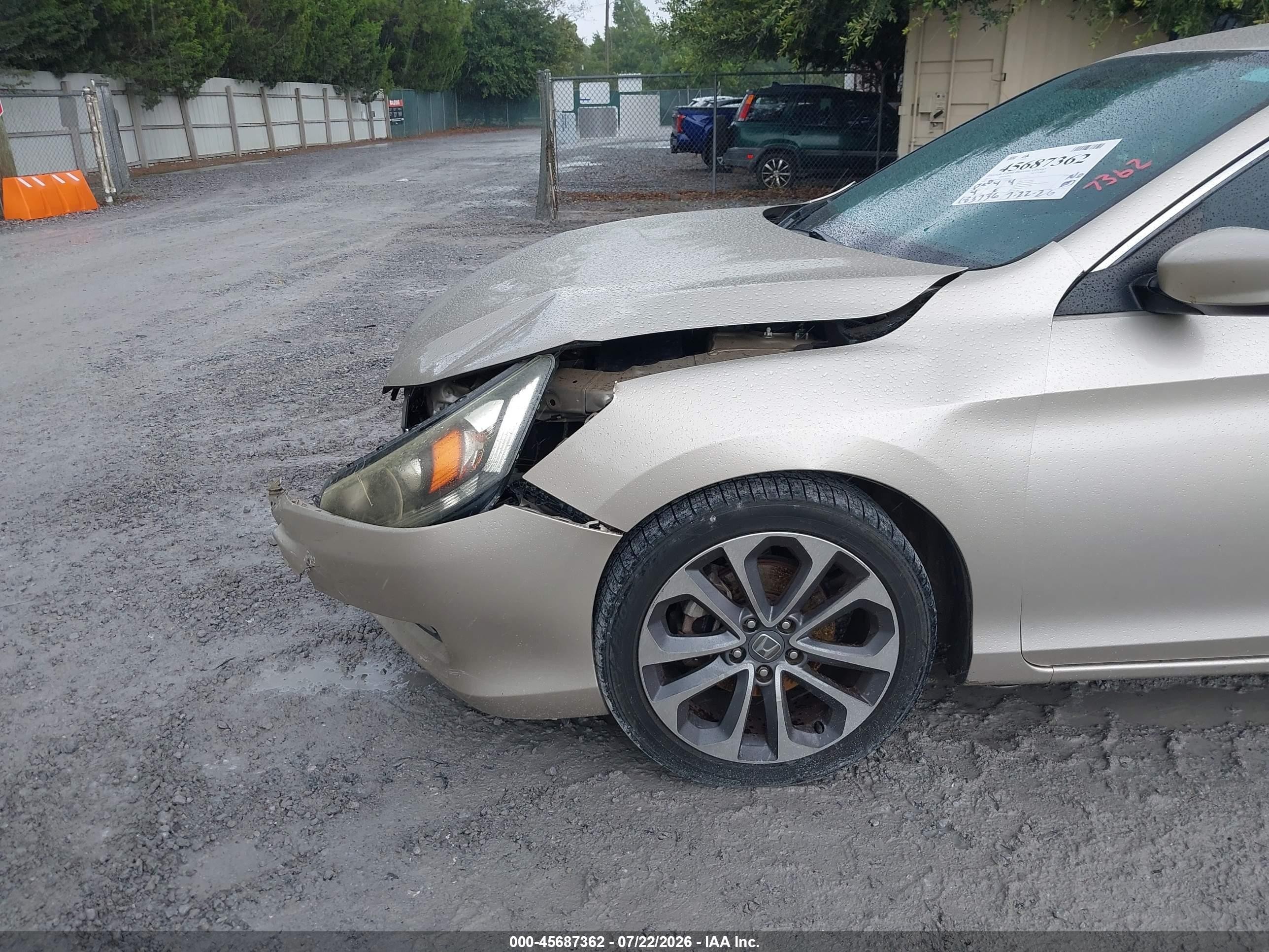 2014 Honda Accord Sport Золотой vin: 1HGCR2F53EA266875