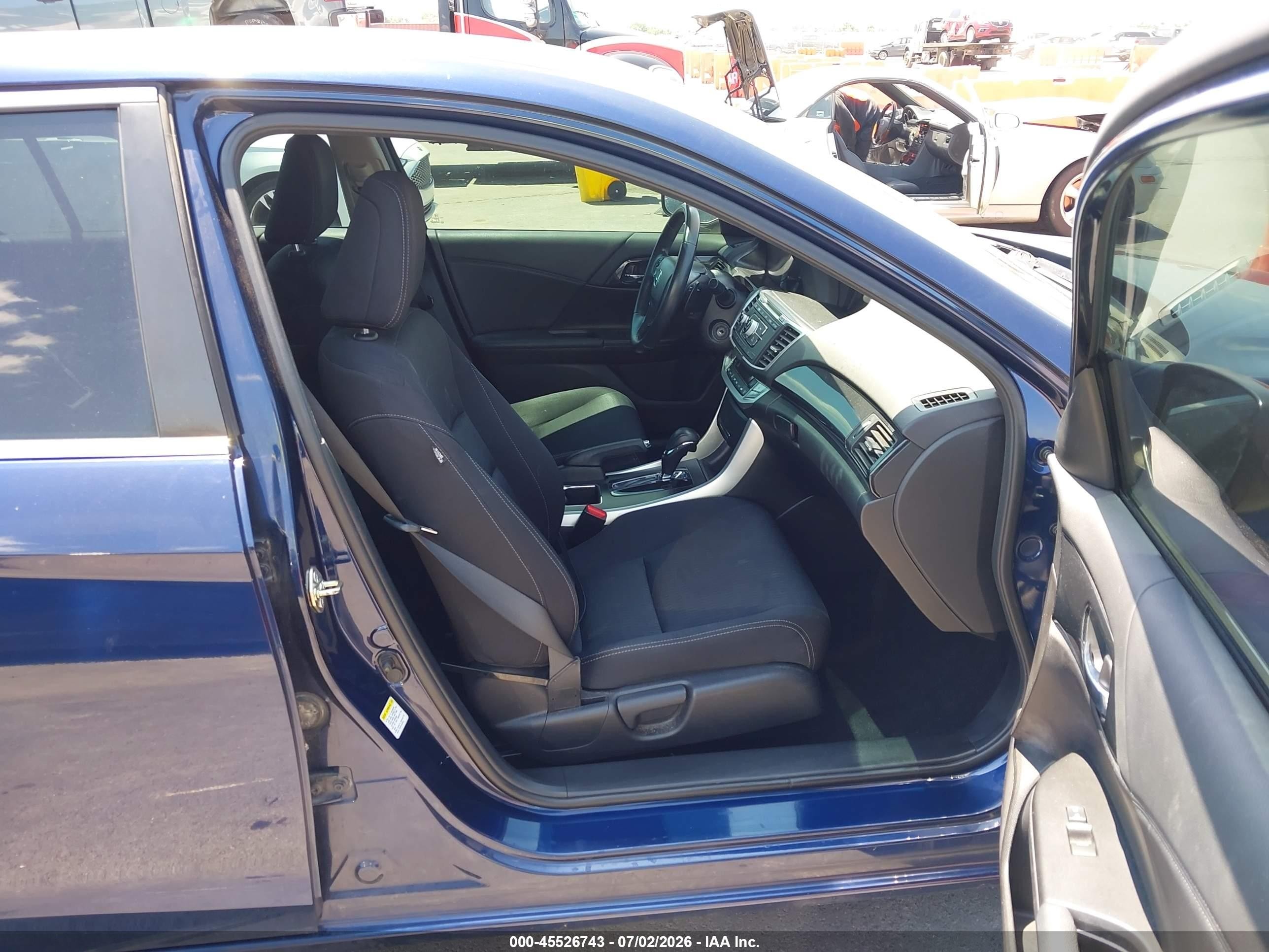 2014 Honda Accord Sport Синий vin: 1HGCR2F53EA309031